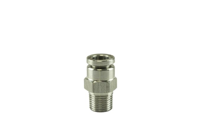 Turbosmart 1/8" NPT Str Pushloc Fitting - SS - 1/4" - TS-0550-3053