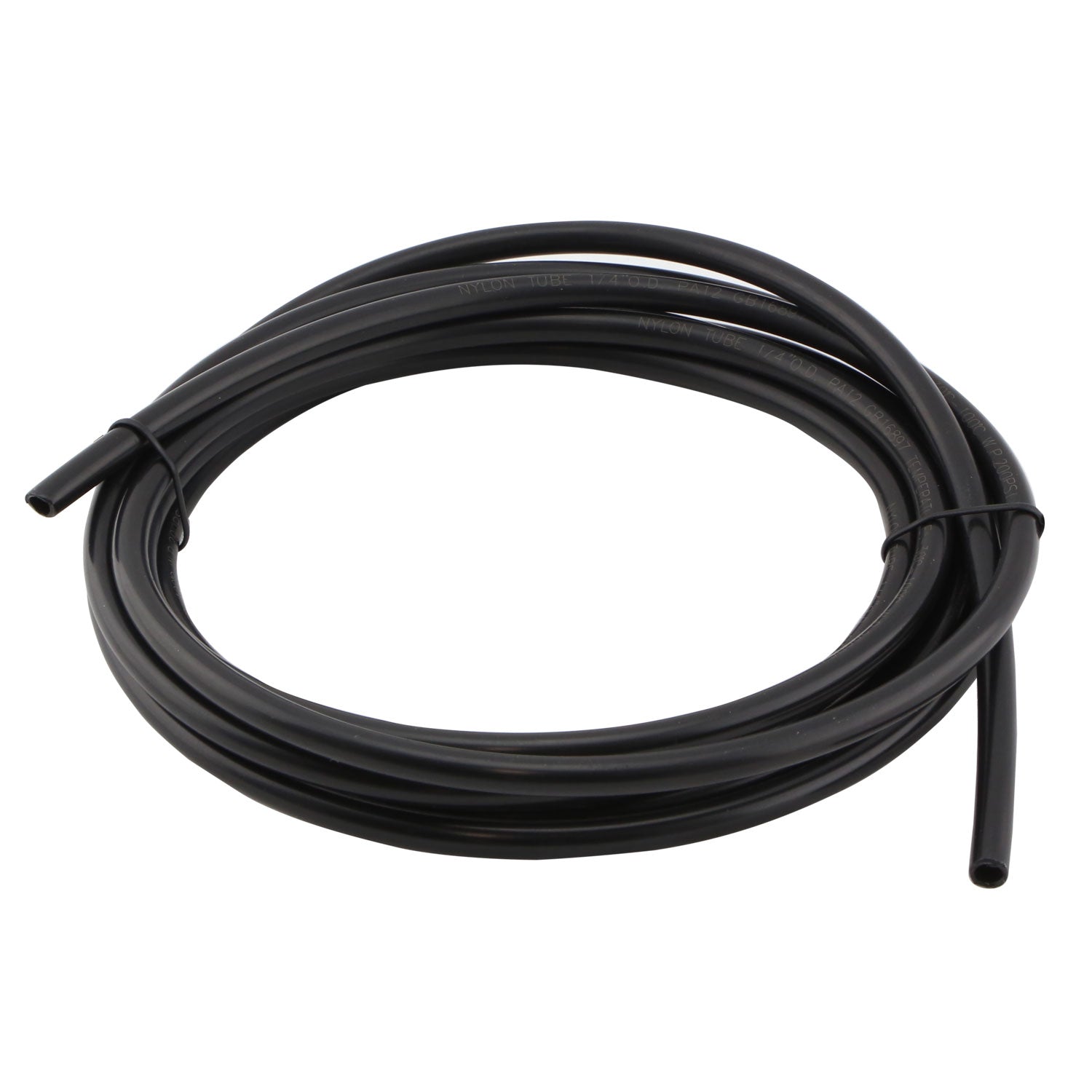 Turbosmart 1/4" Nylon Pushloc Tubing Black - 3m - TS-0550-3056