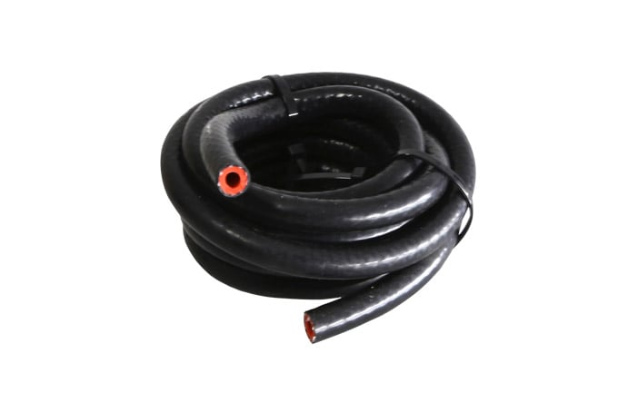 Turbosmart Silicon Hose 3m Pack - 6mm Reinforced Vac Hose - Black - TS-HVR0603-BK