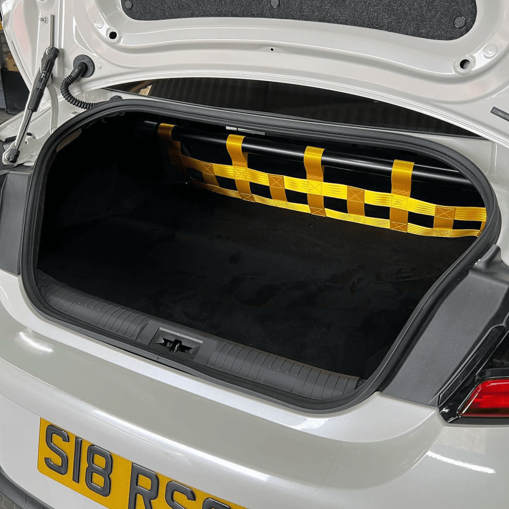 Toyota GR86 Strut bar and Cargo net cargo-nets.co.uk