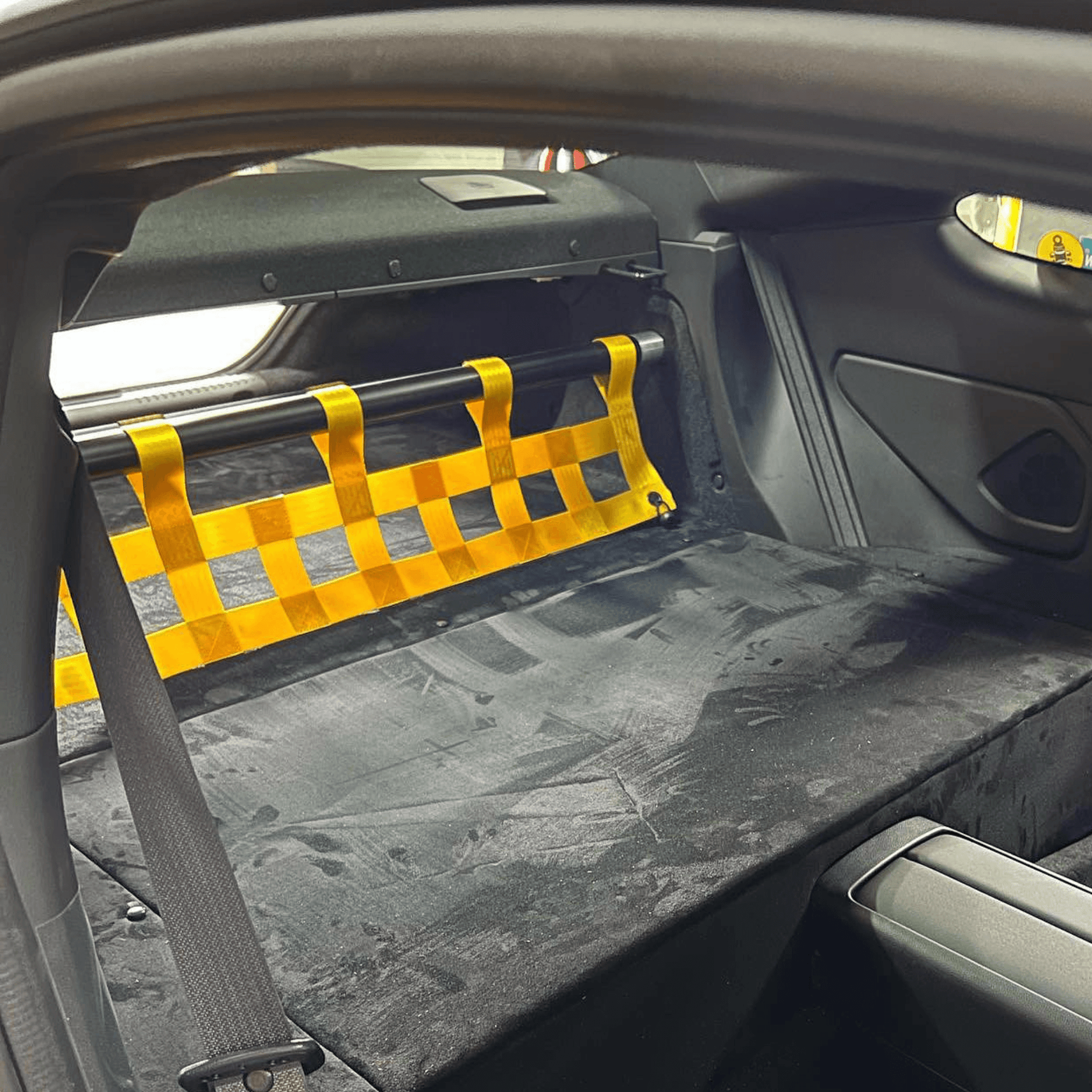 Toyota GR86 Strut bar and Cargo net cargo-nets.co.uk
