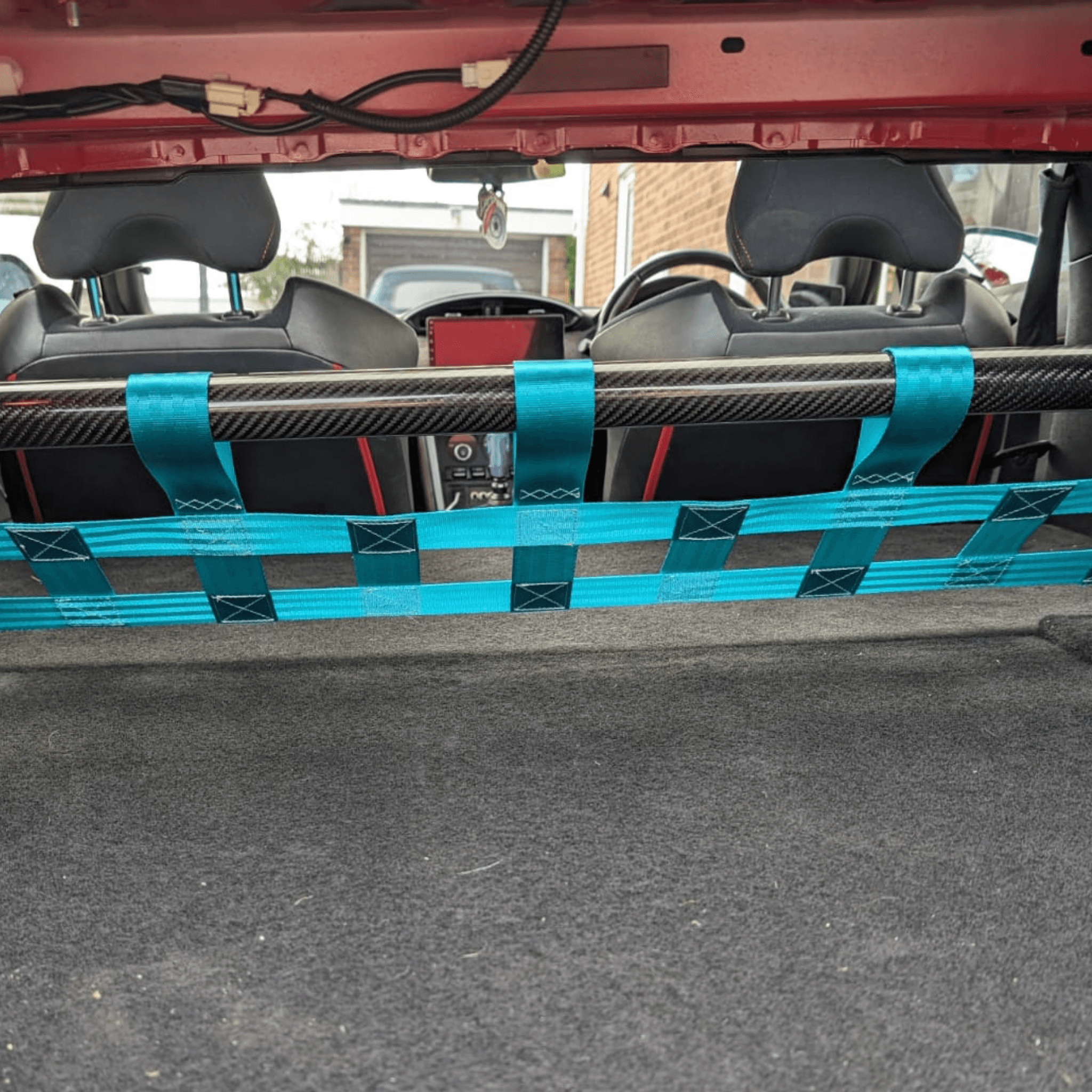 Toyota GT86 Strut bar and Cargo net cargo-nets.co.uk