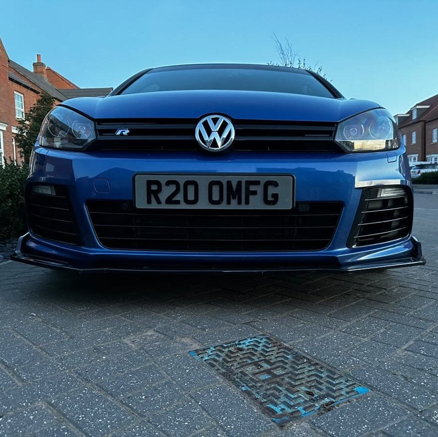 VOLKSWAGEN GOLF R20 MK6 2009-2013 GLOSS BLACK SPLITTER