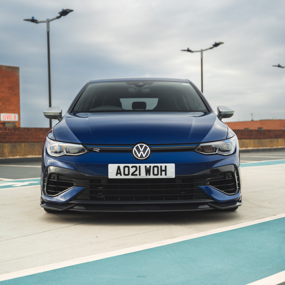 VW GOLF MK8 R 2020+ CARBON FIBRE SPLITTER - CT DESIGN