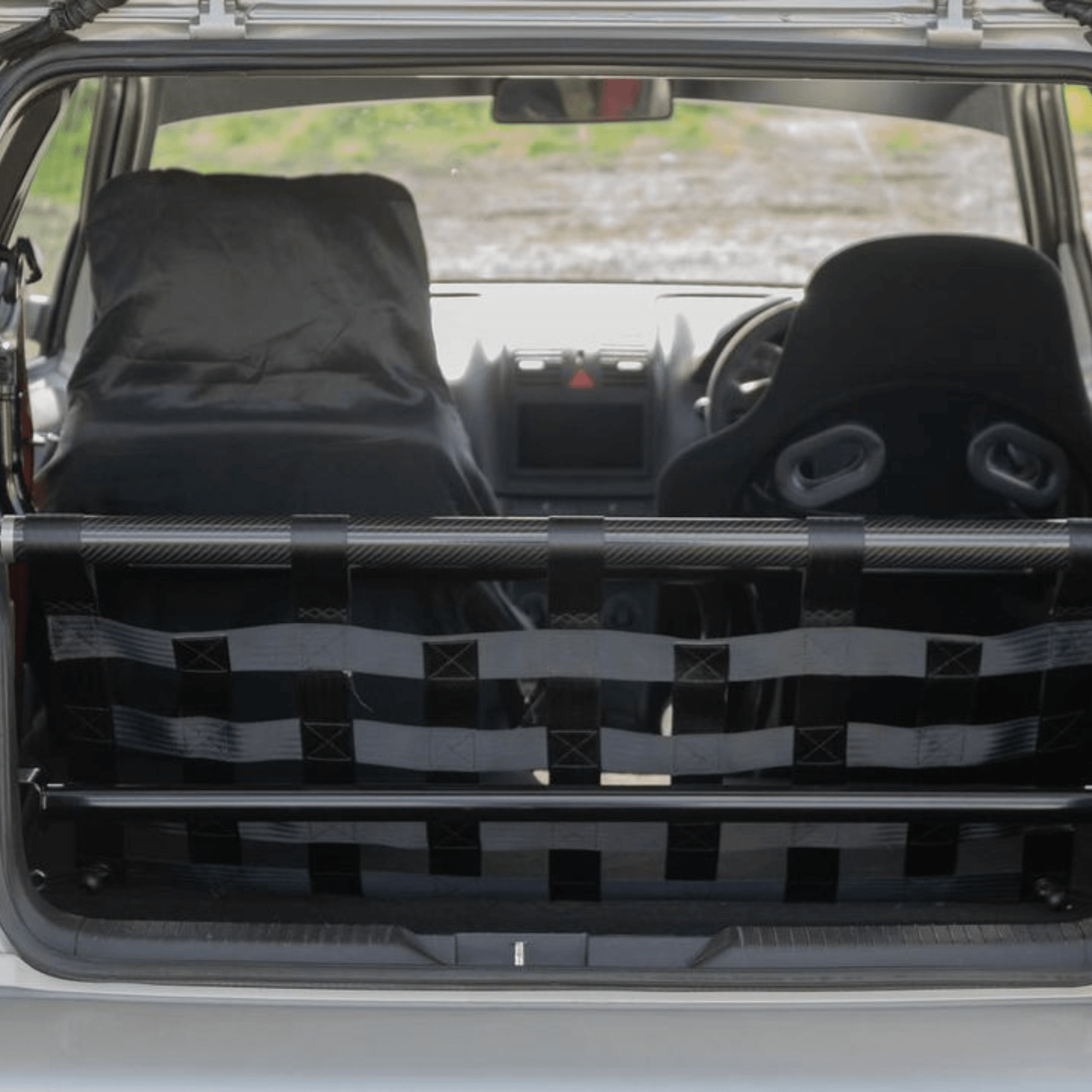 VW Lupo GTI Strut bar and Cargo net cargo-nets.co.uk
