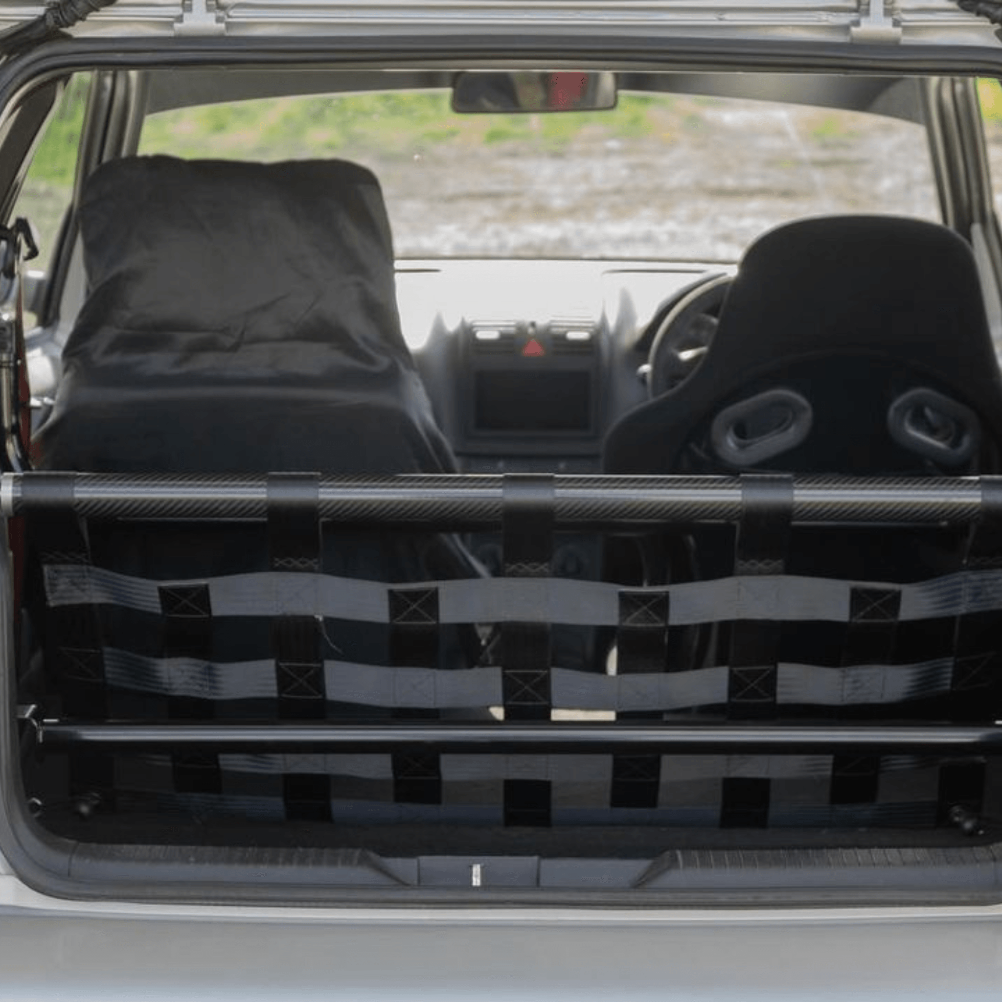 VW Lupo GTI Strut bar and Cargo net cargo-nets.co.uk