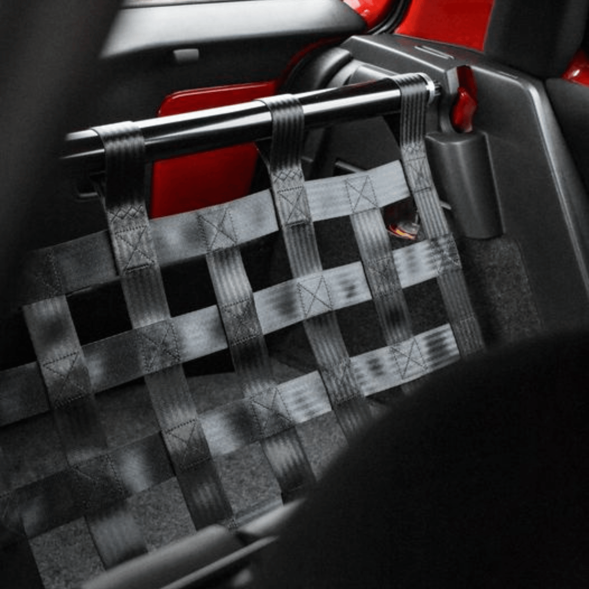 VW Lupo GTI Strut bar and Cargo net cargo-nets.co.uk