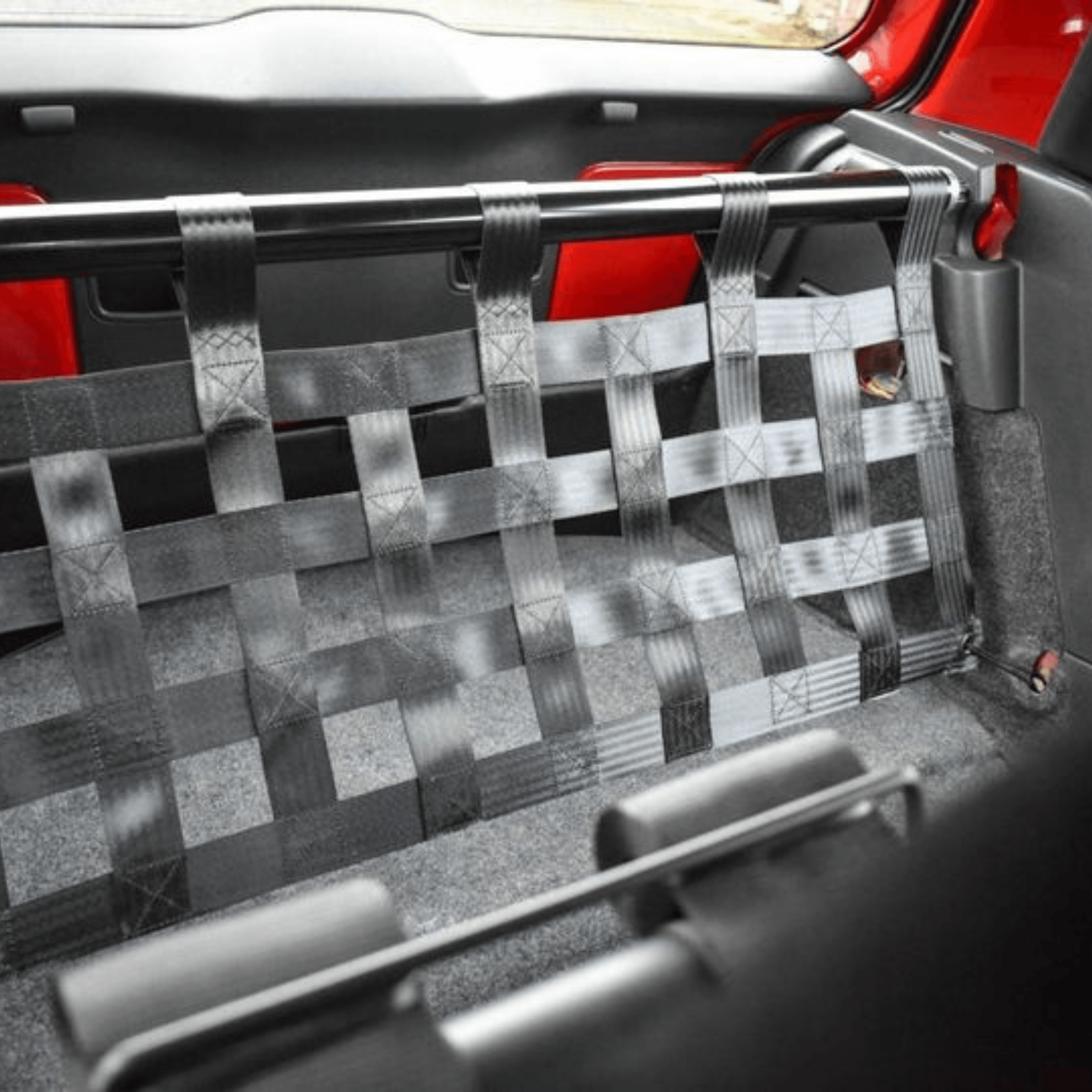 VW Lupo GTI Strut bar and Cargo net cargo-nets.co.uk