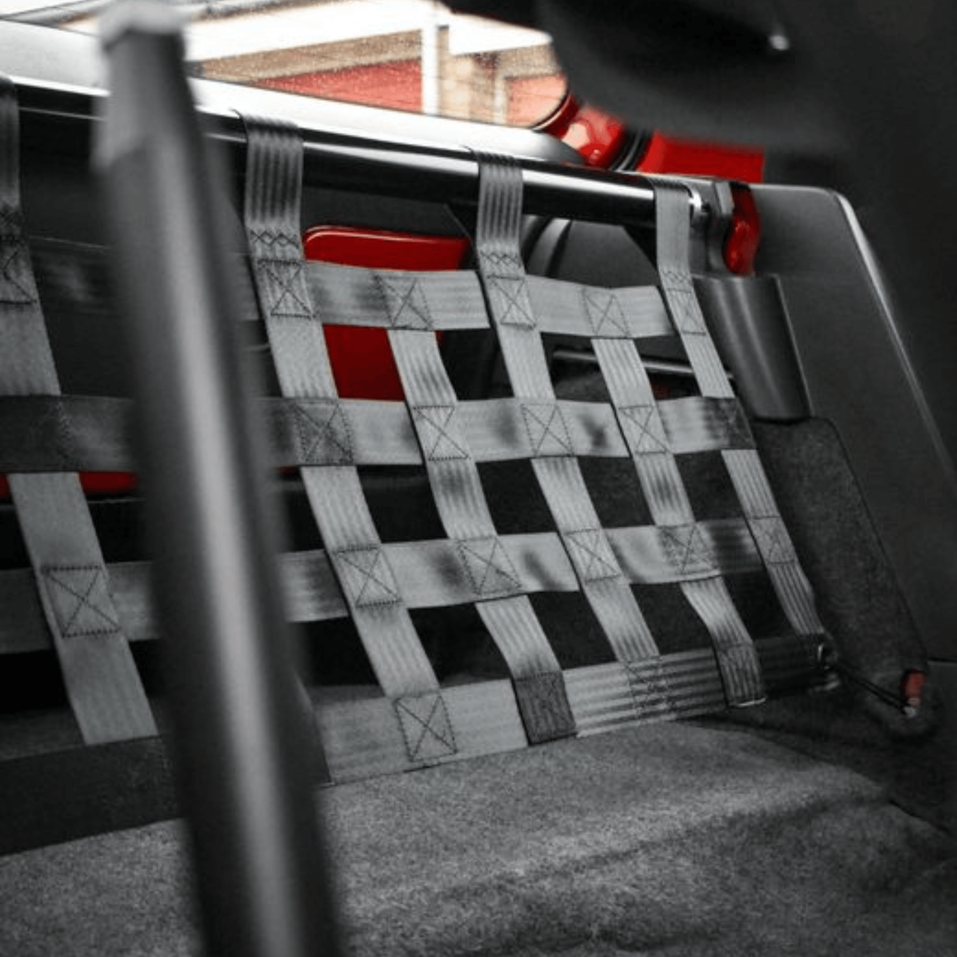 VW Lupo GTI Strut bar and Cargo net cargo-nets.co.uk