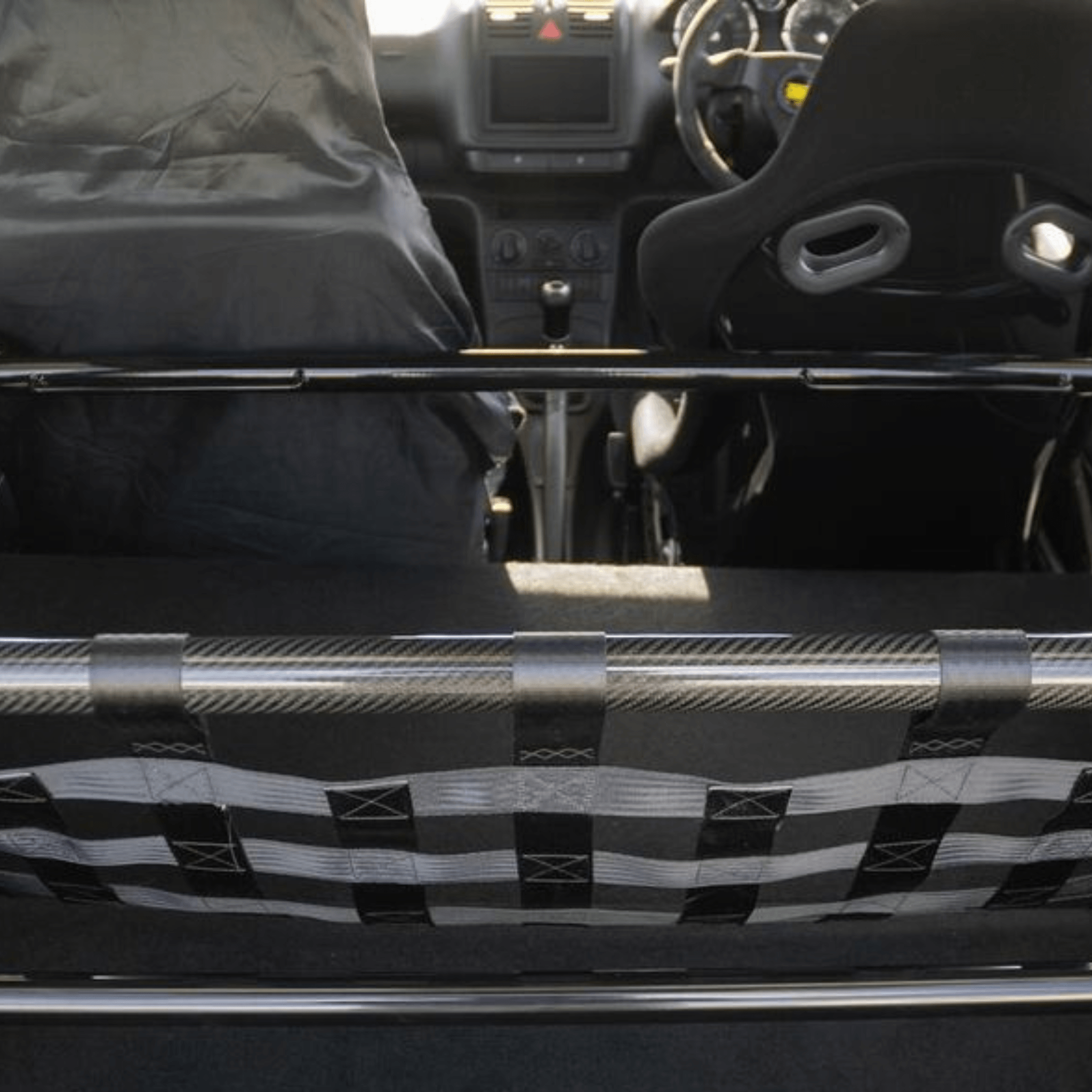 VW Lupo GTI Strut bar and Cargo net cargo-nets.co.uk