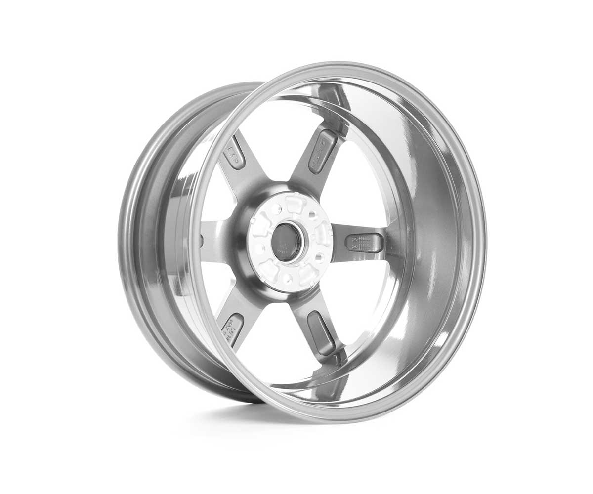 RacingLine VWR R-06 18x8.5 (ET44) Flow Formed Gloss Silver Wheel