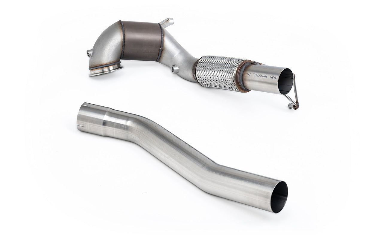VW Golf GTI Mk8 - Large-bore Downpipe and Hi-Flow Sports Cat (For Milltek Cat-Back)