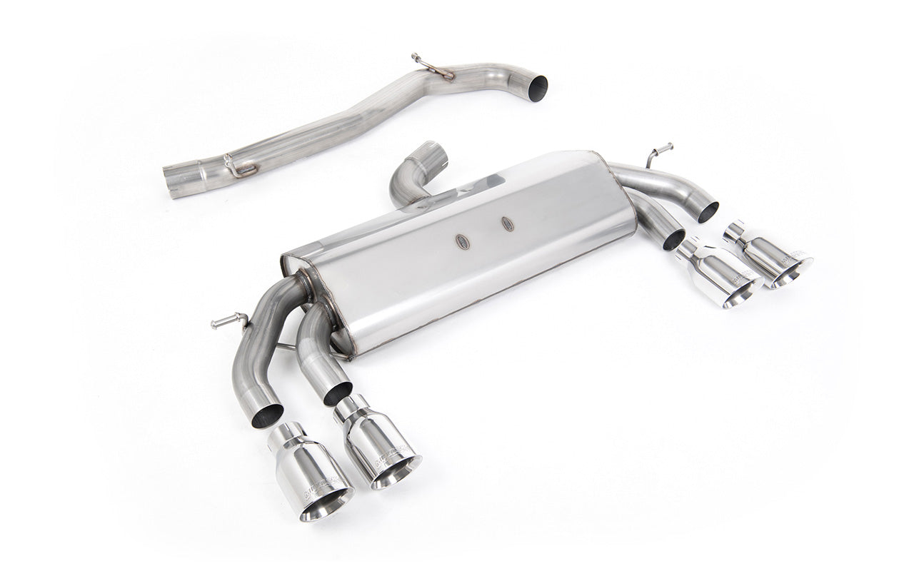 VW Golf R MK7.5 2.0 TSI 310ps (Non GPF Models & 76mm systems) - Non-Valved & Non-Resonated Cat-Back Race Exhaust System