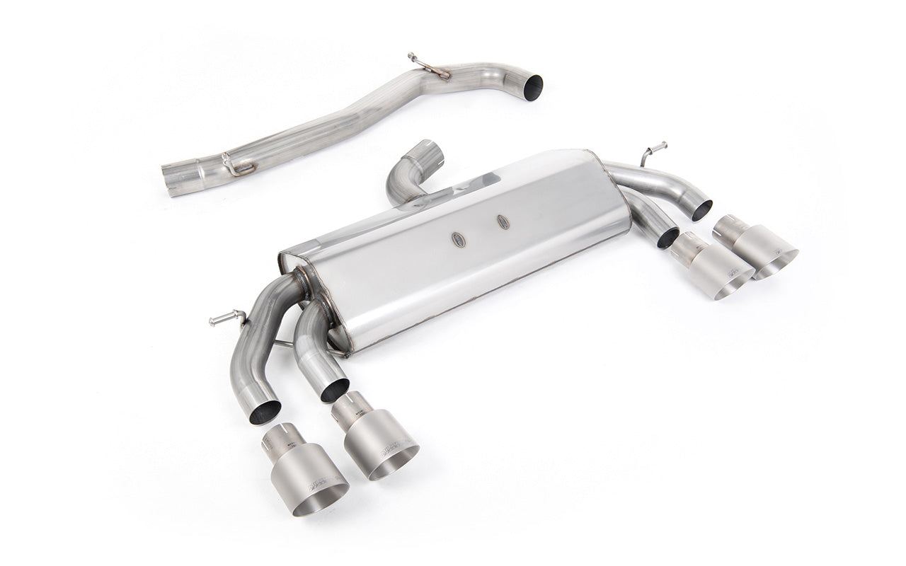 VW Golf R MK7.5 2.0 TSI 310ps (Non GPF Models & 76mm systems) - Non-Valved & Non-Resonated Cat-Back Race Exhaust System