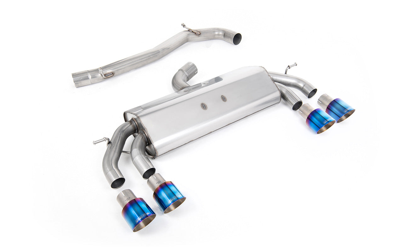 VW Golf R MK7.5 2.0 TSI 310ps (Non GPF Models & 76mm systems) - Non-Valved & Non-Resonated Cat-Back Race Exhaust System