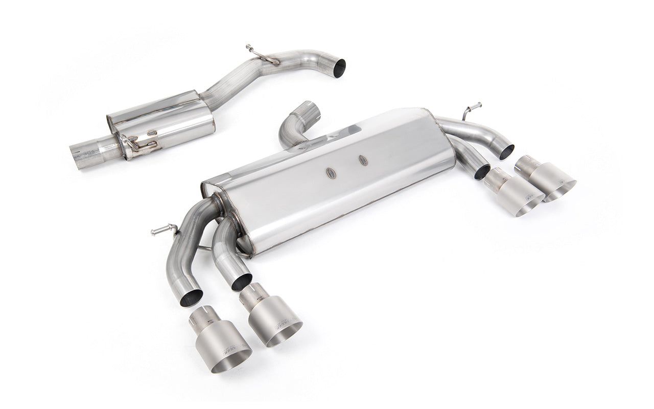 VW Golf R MK7.5 2.0 TSI 310ps (Non GPF Models & 76mm systems) - Non-Valved & Resonated Cat-Back Race Exhaust System