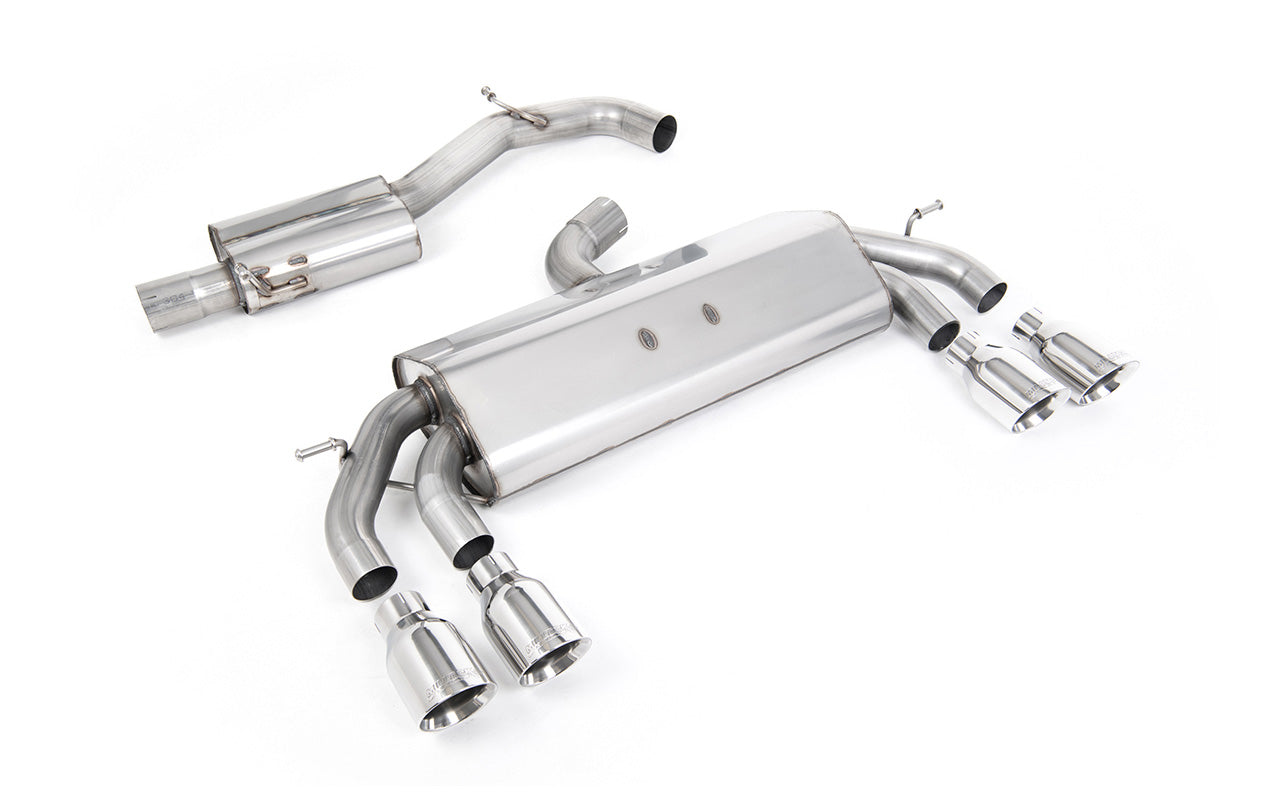 VW Golf R MK7.5 2.0 TSI 310ps (Non GPF Models & 76mm systems) - Non-Valved & Resonated Cat-Back Race Exhaust System