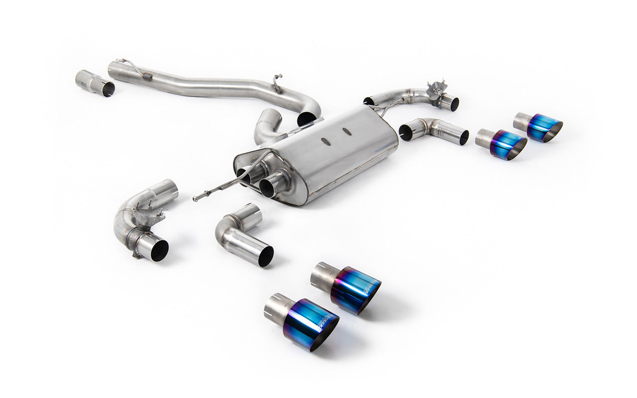 VW Golf R Mk7.5 - 80mm / 3.15 inch Valved Non-Resonated Race System