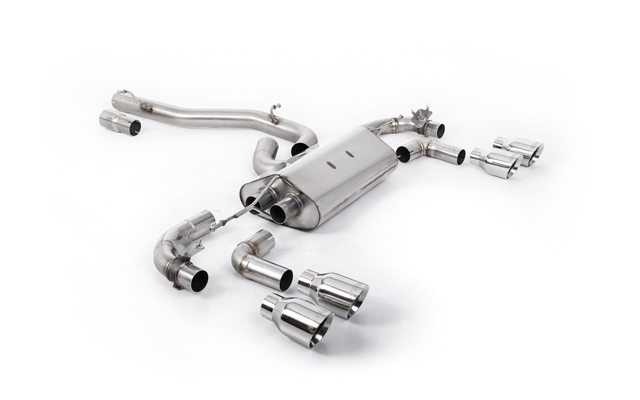 VW Golf R Mk7.5 - 80mm / 3.15 inch Valved Non Resonated Race System