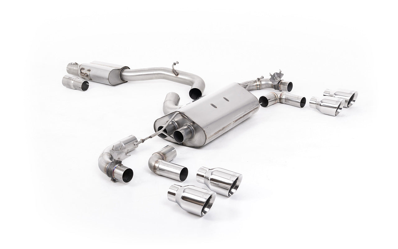 VW Golf R Mk7.5 - 80mm / 3.15 inch Valved Resonated Race System
