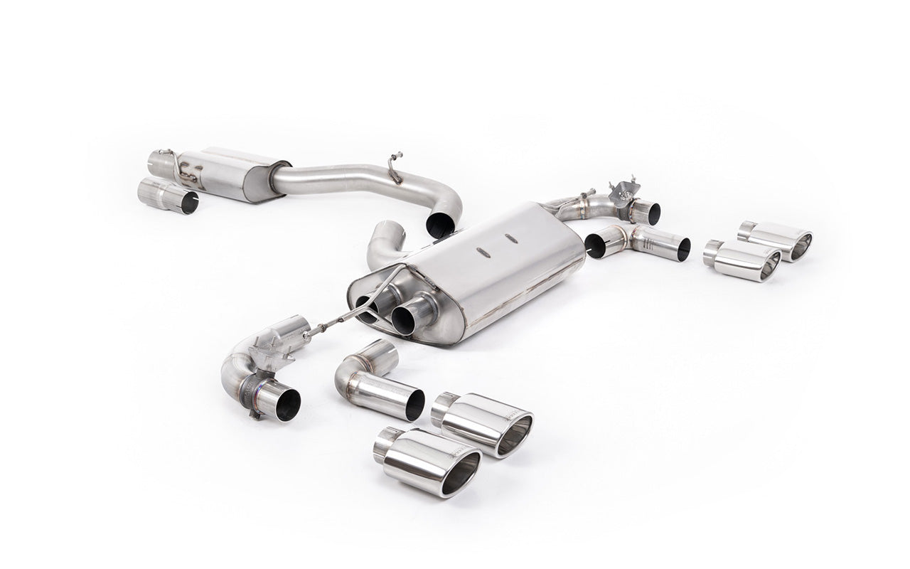 VW Golf R Mk7.5 - 80mm / 3.15 inch Valved Resonated Race System