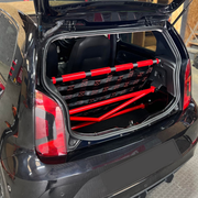 VW UP GTI Strut bar and Cargo net cargo-nets.co.uk