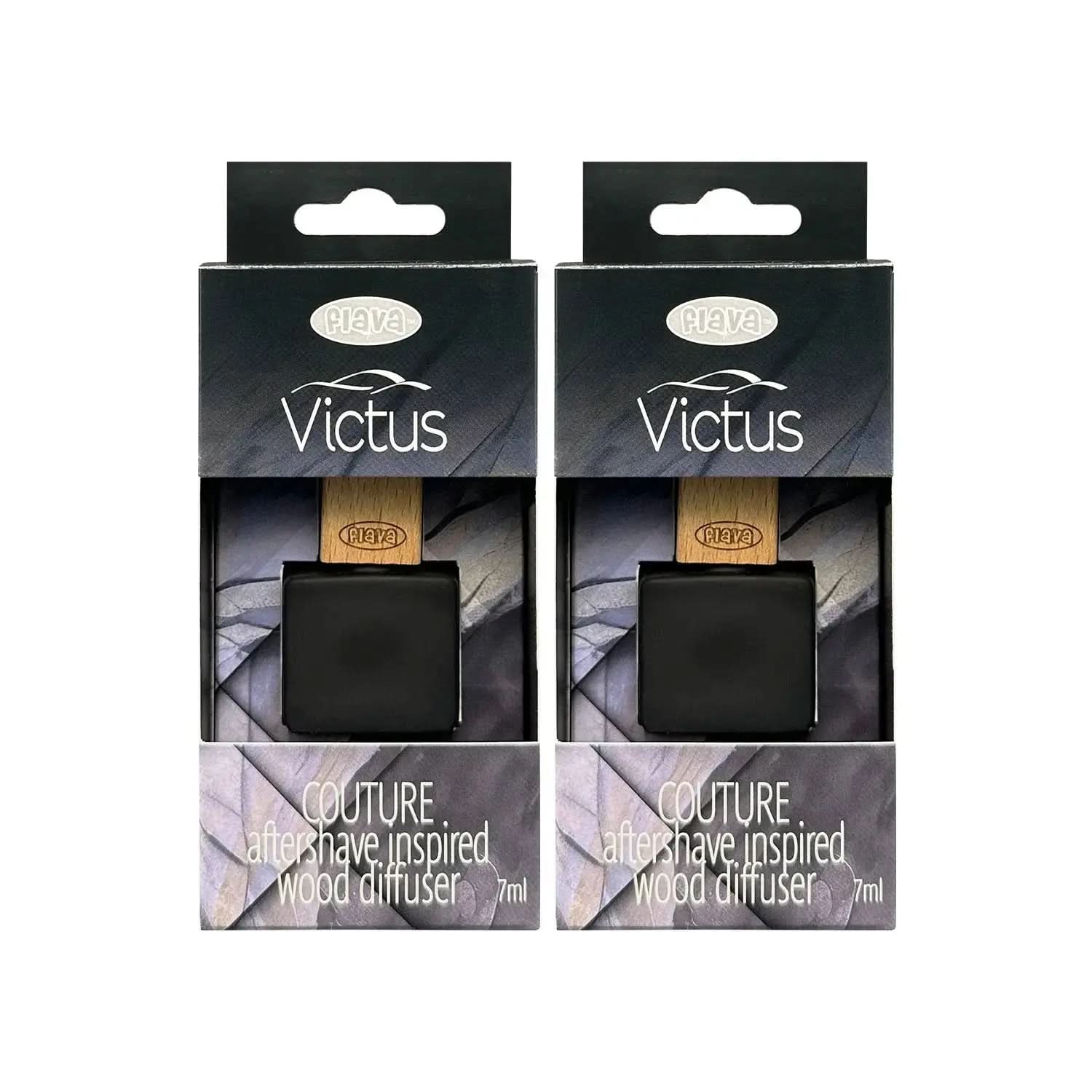 Flava Couture Wood Car Air Freshener - Victus Flava Car Scents