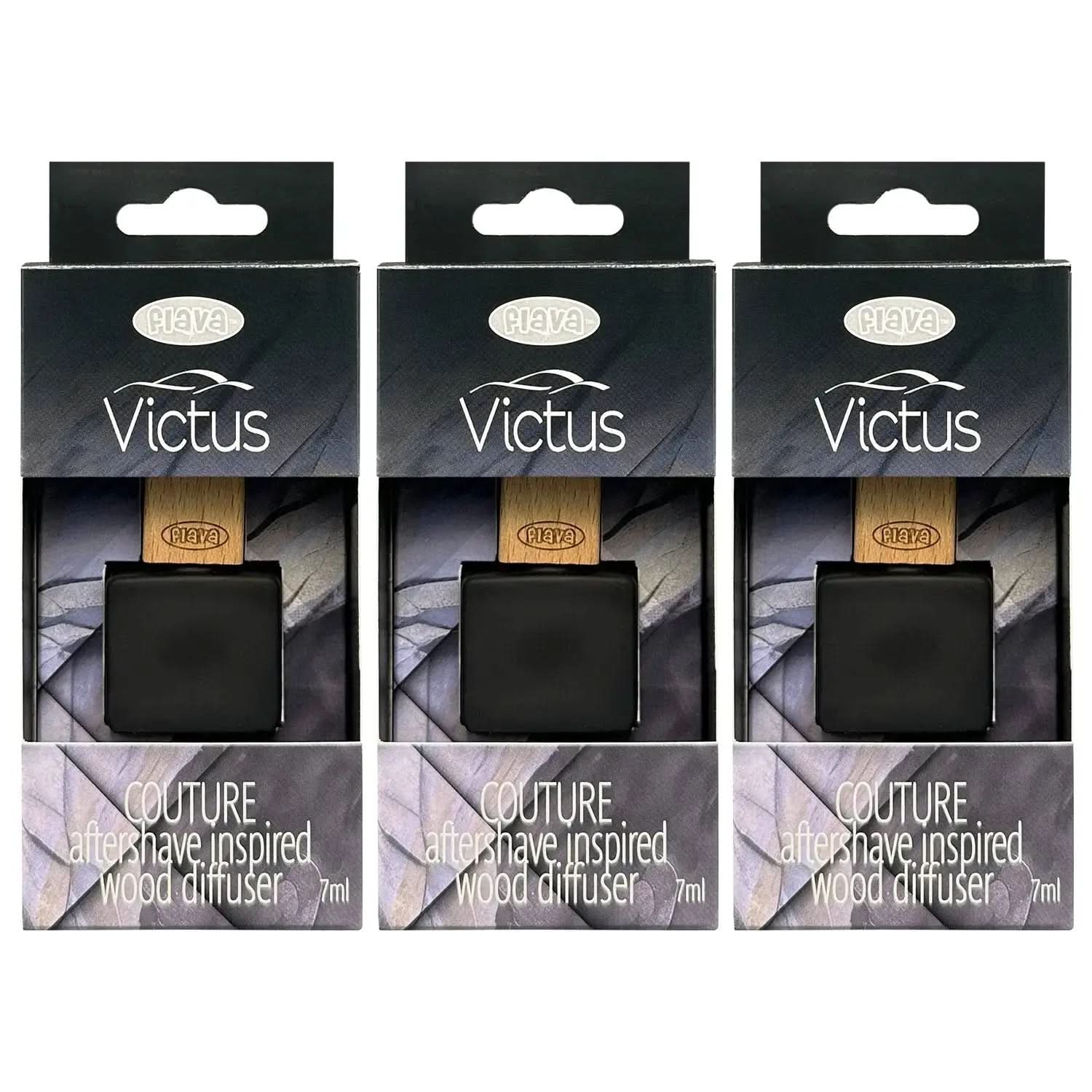 Flava Couture Wood Car Air Freshener - Victus Flava Car Scents