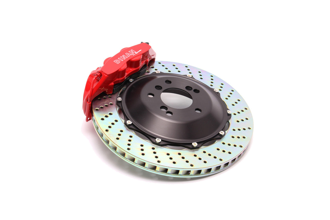 Dinan by Brembo Front Brake Set Red Drilled - 2006-2010 BMW M5/M6