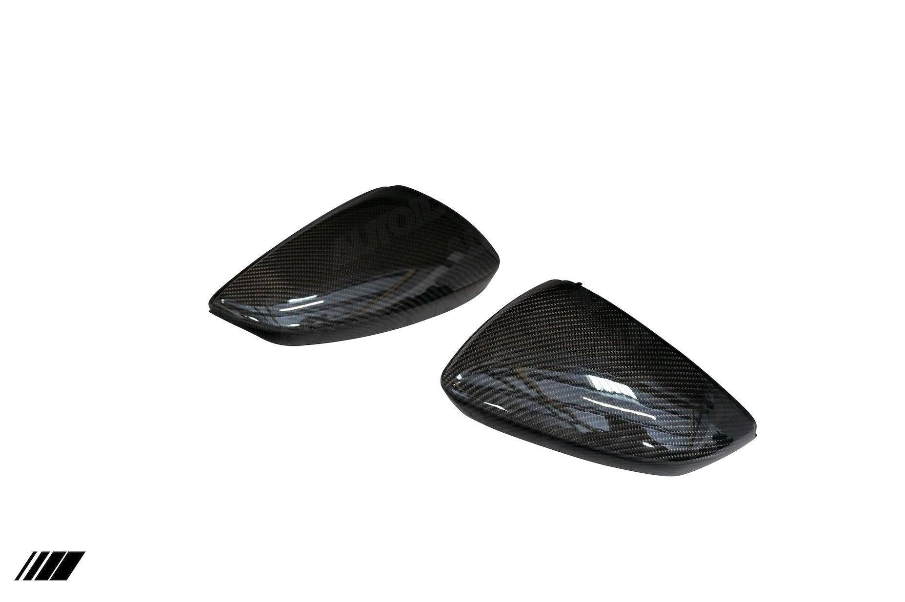 Audi A3, S3 & RS3 8Y Carbon Fibre Wing Mirror Covers by FORM (2020-2024)