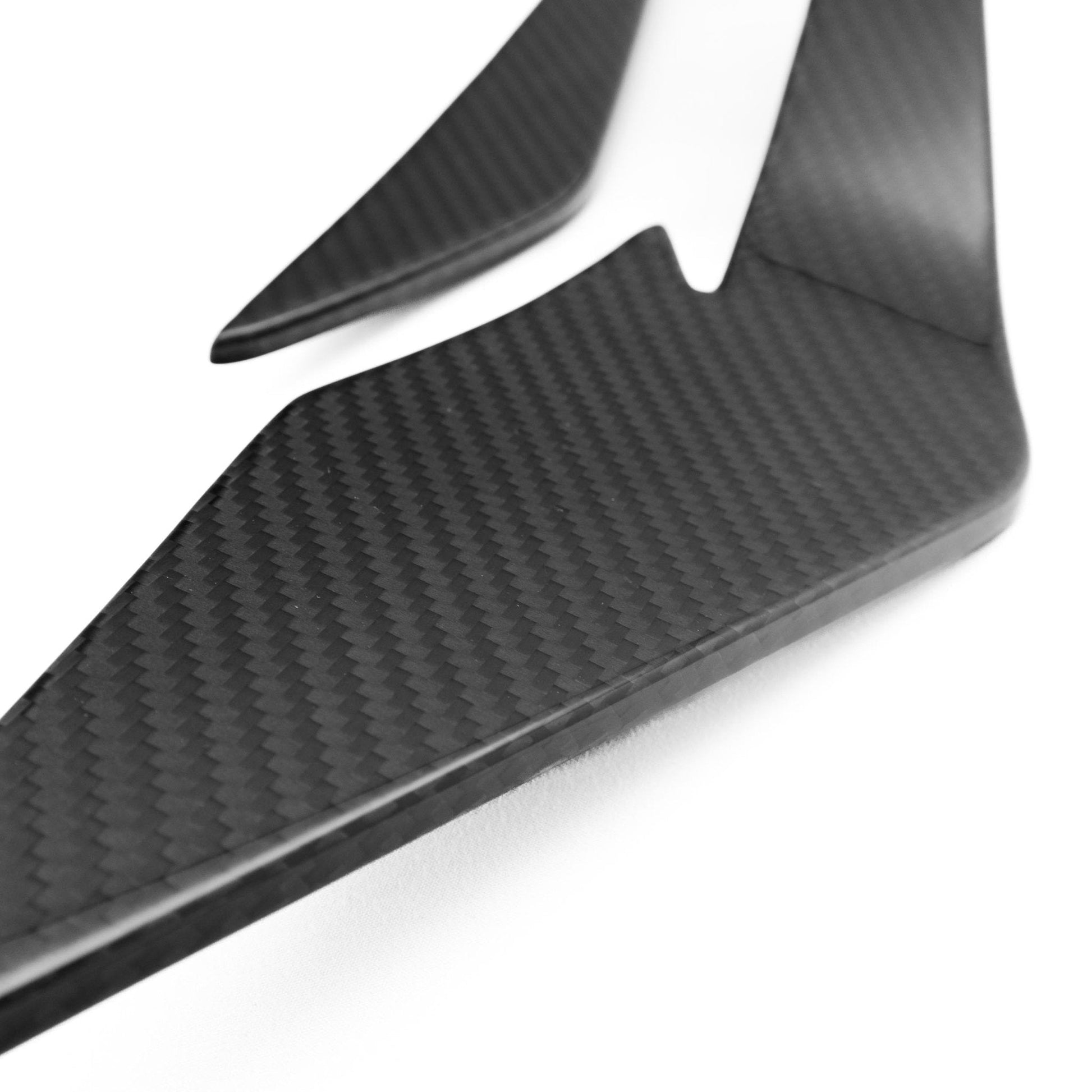 Audi R8 4S Facelift LCI Pre-Preg Carbon Fibre Front Bumper Canards by FORM (2021-2024) FORM Industries
