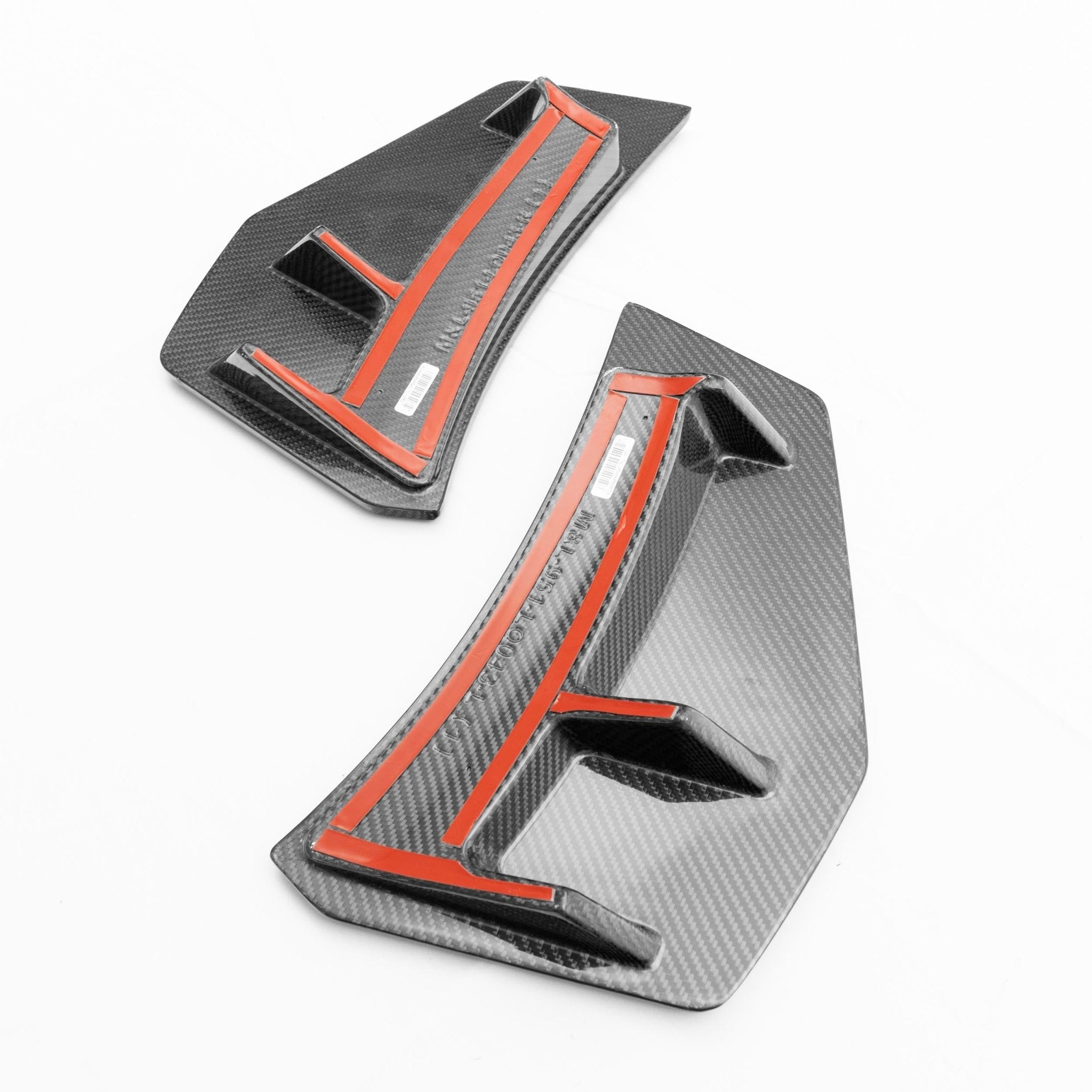 Audi R8 4S Facelift LCI Pre-Preg Carbon Fibre Rear Bumper Canards by FORM (2021-2024) FORM Industries