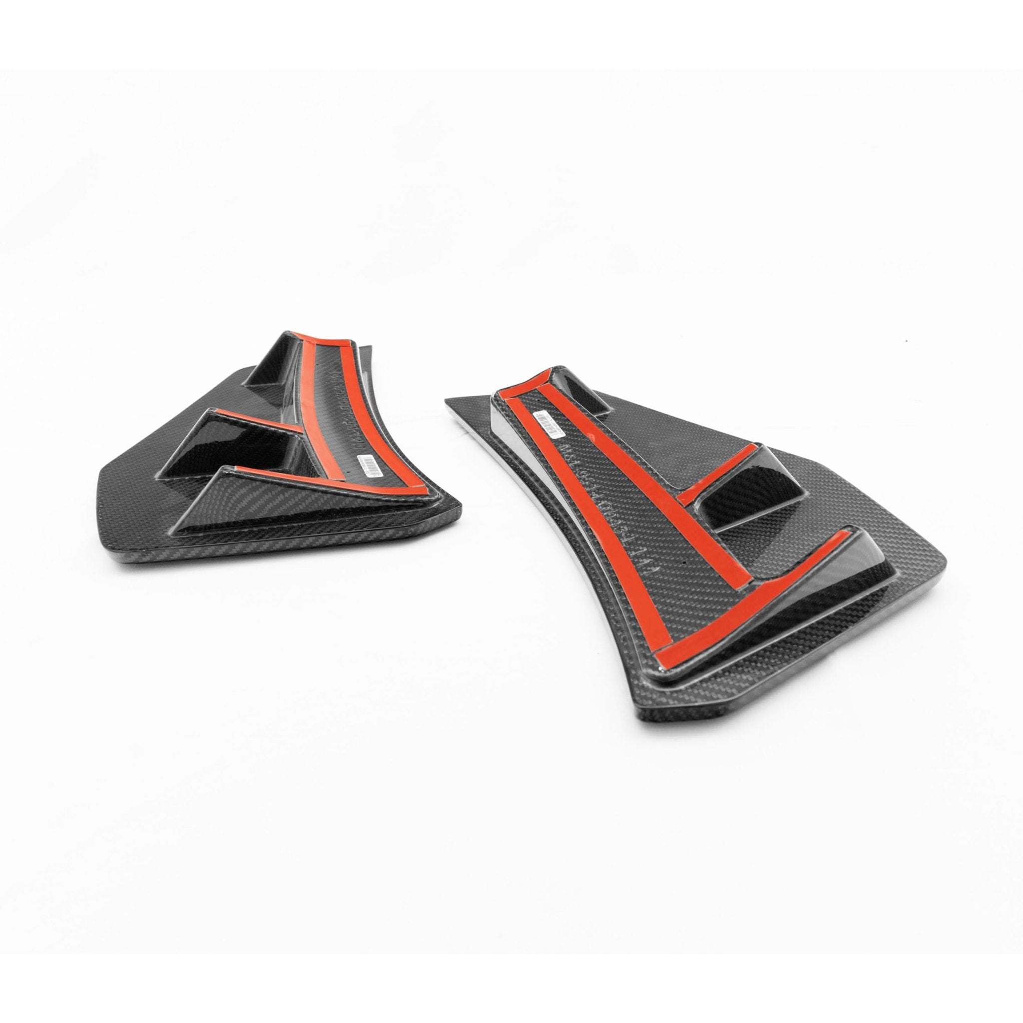 Audi R8 4S Facelift LCI Pre-Preg Carbon Fibre Rear Bumper Canards by FORM (2021-2024) FORM Industries