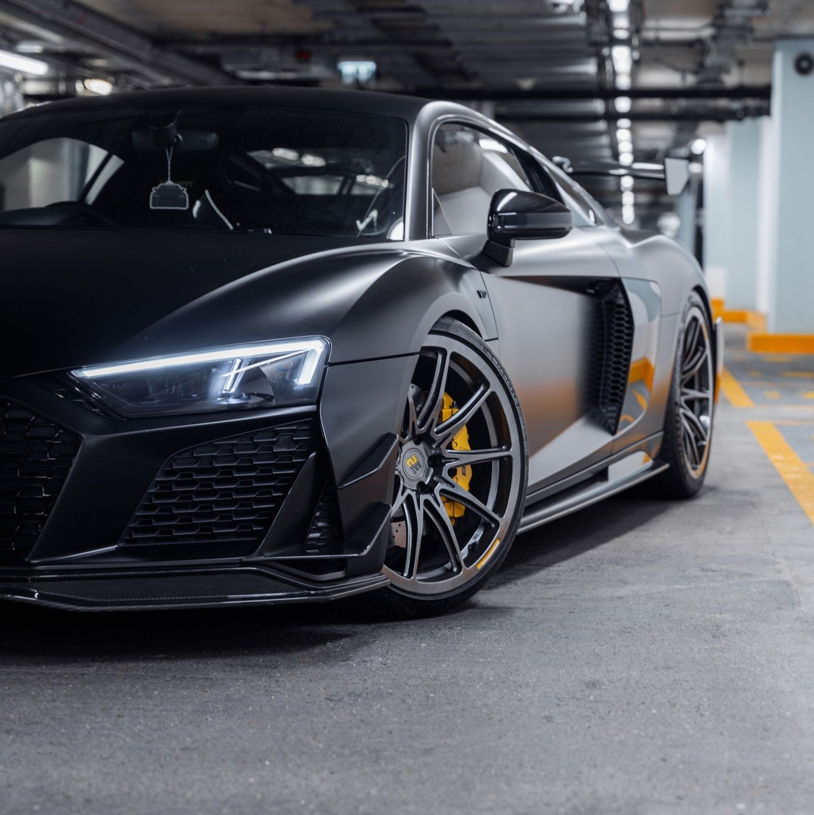 Audi R8 4S Facelift LCI Pre-Preg Carbon Fibre Front Bumper Canards by FORM (2021-2024) FORM Industries