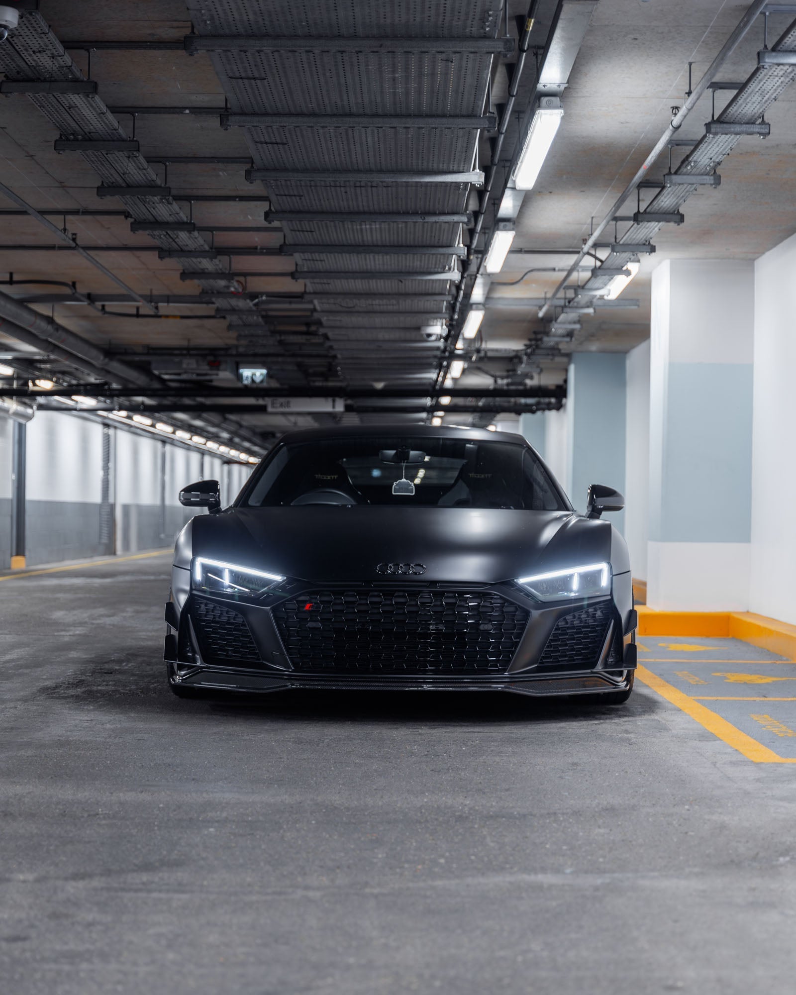 Audi R8 4S Facelift Pre-Preg Carbon Fibre Front Splitter by FORM FORM Industries