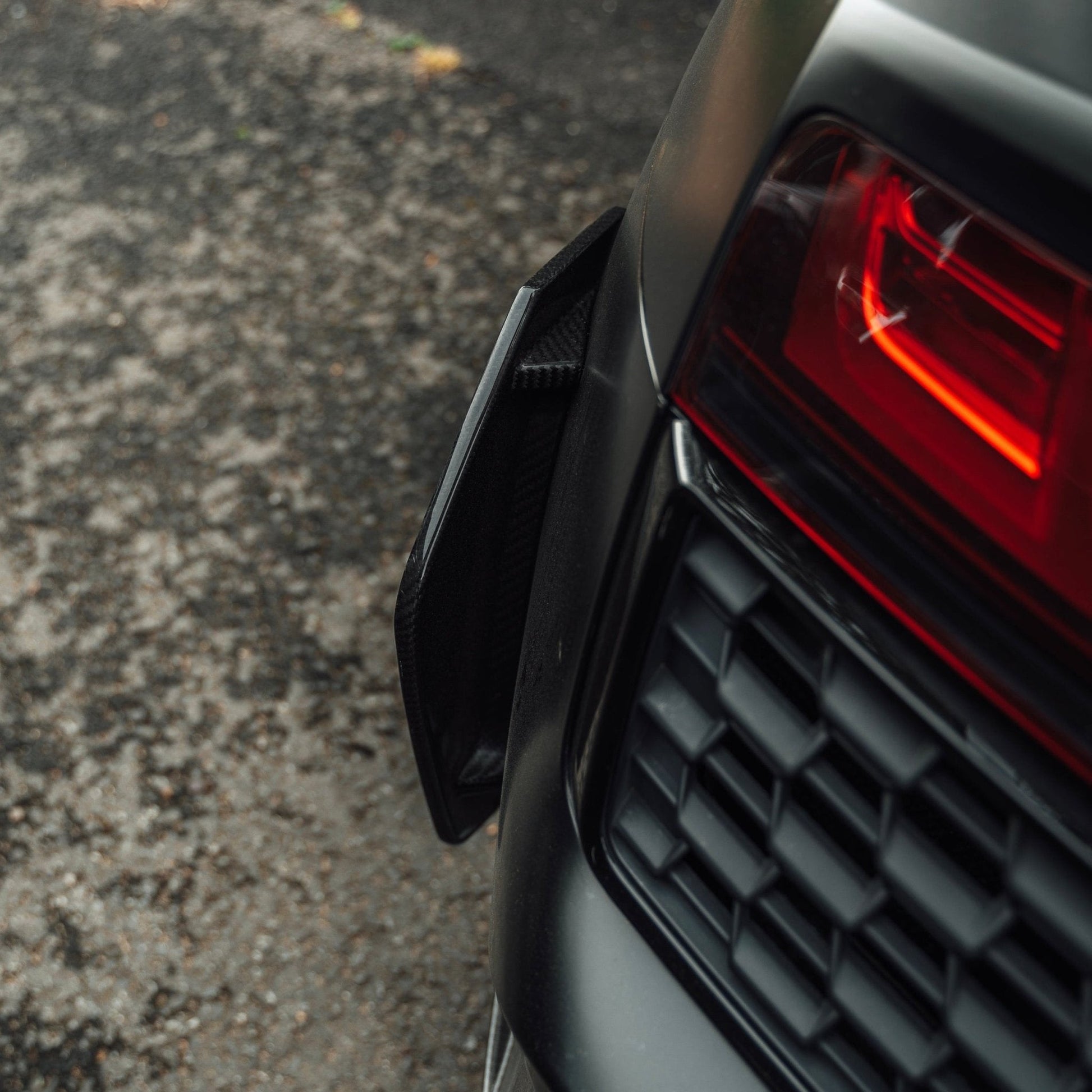 Audi R8 4S Facelift LCI Pre-Preg Carbon Fibre Rear Bumper Canards by FORM (2021-2024) FORM Industries
