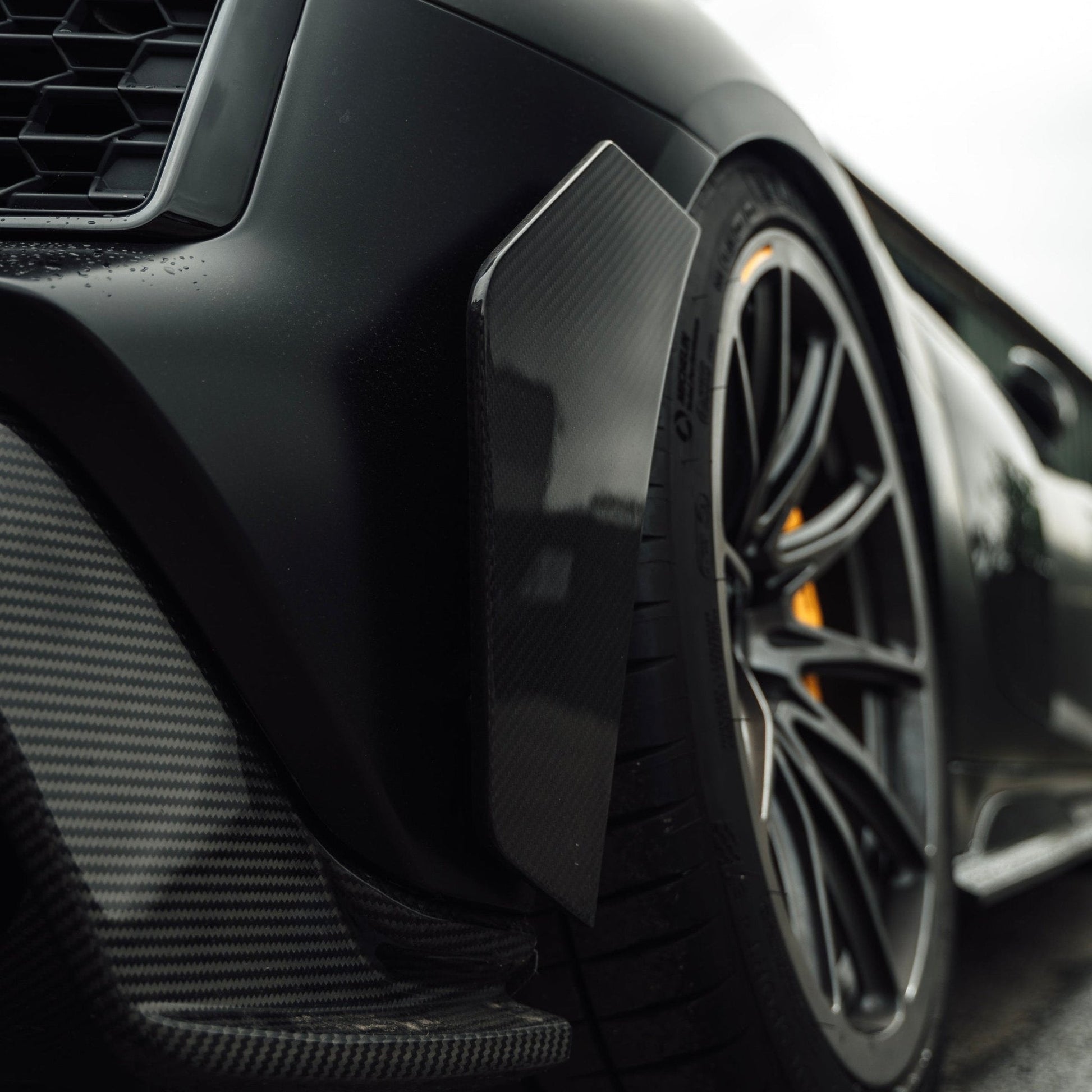 Audi R8 4S Facelift LCI Pre-Preg Carbon Fibre Rear Bumper Canards by FORM (2021-2024) FORM Industries