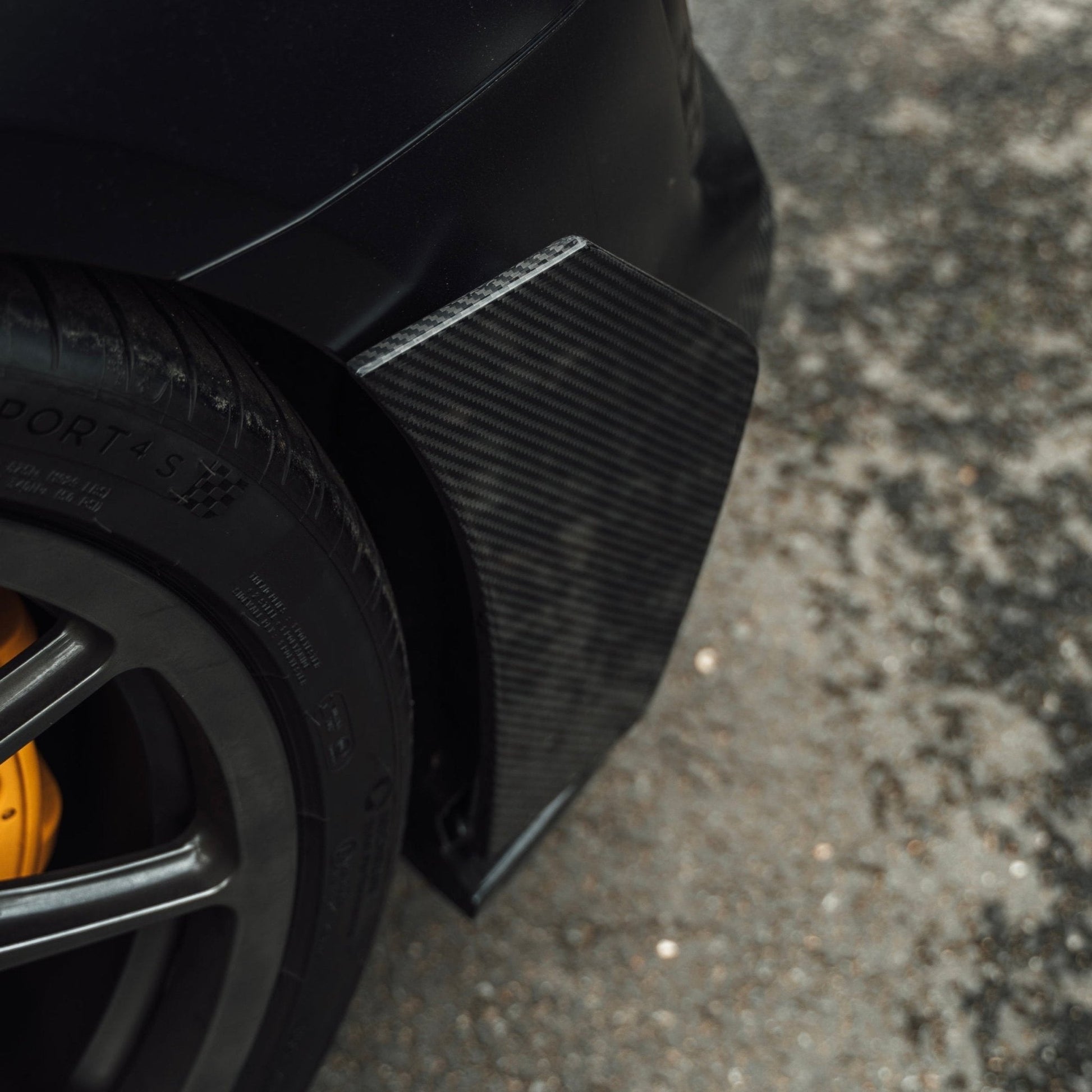 Audi R8 4S Facelift LCI Pre-Preg Carbon Fibre Rear Bumper Canards by FORM (2021-2024) FORM Industries