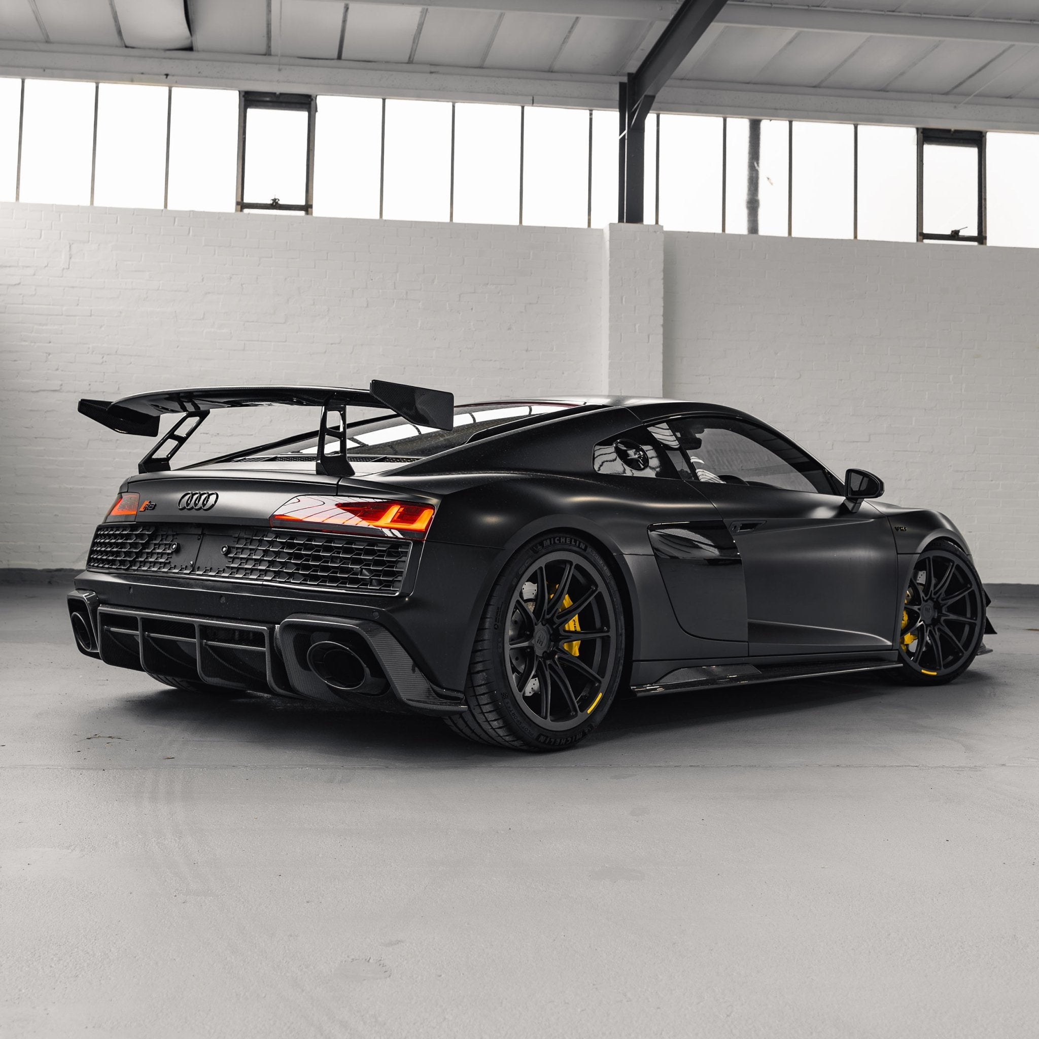 Audi R8 4S Facelift Pre-Preg Carbon Fibre Side Skirts by FORM FORM Industries