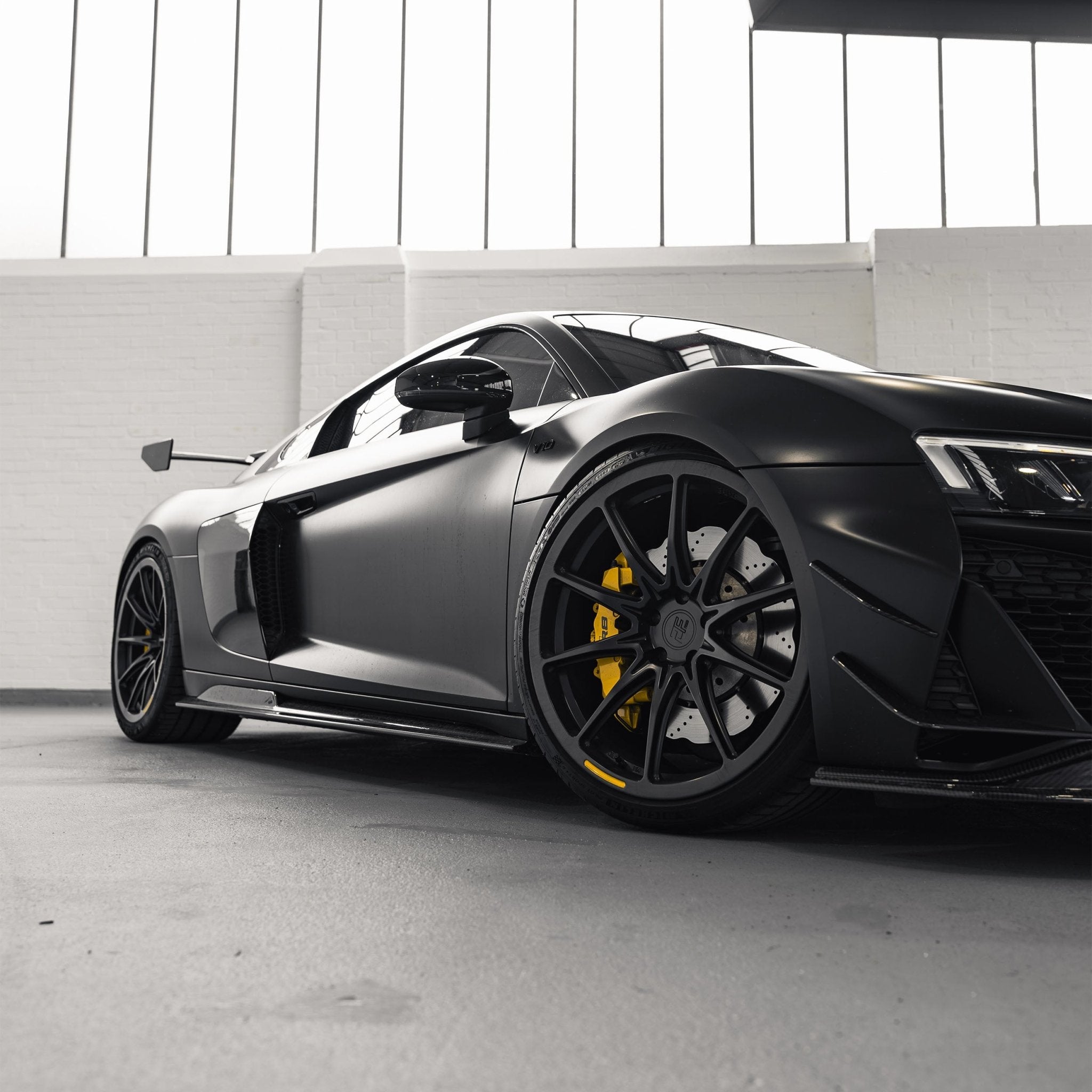 Audi R8 4S Facelift Pre-Preg Carbon Fibre Side Skirts by FORM FORM Industries