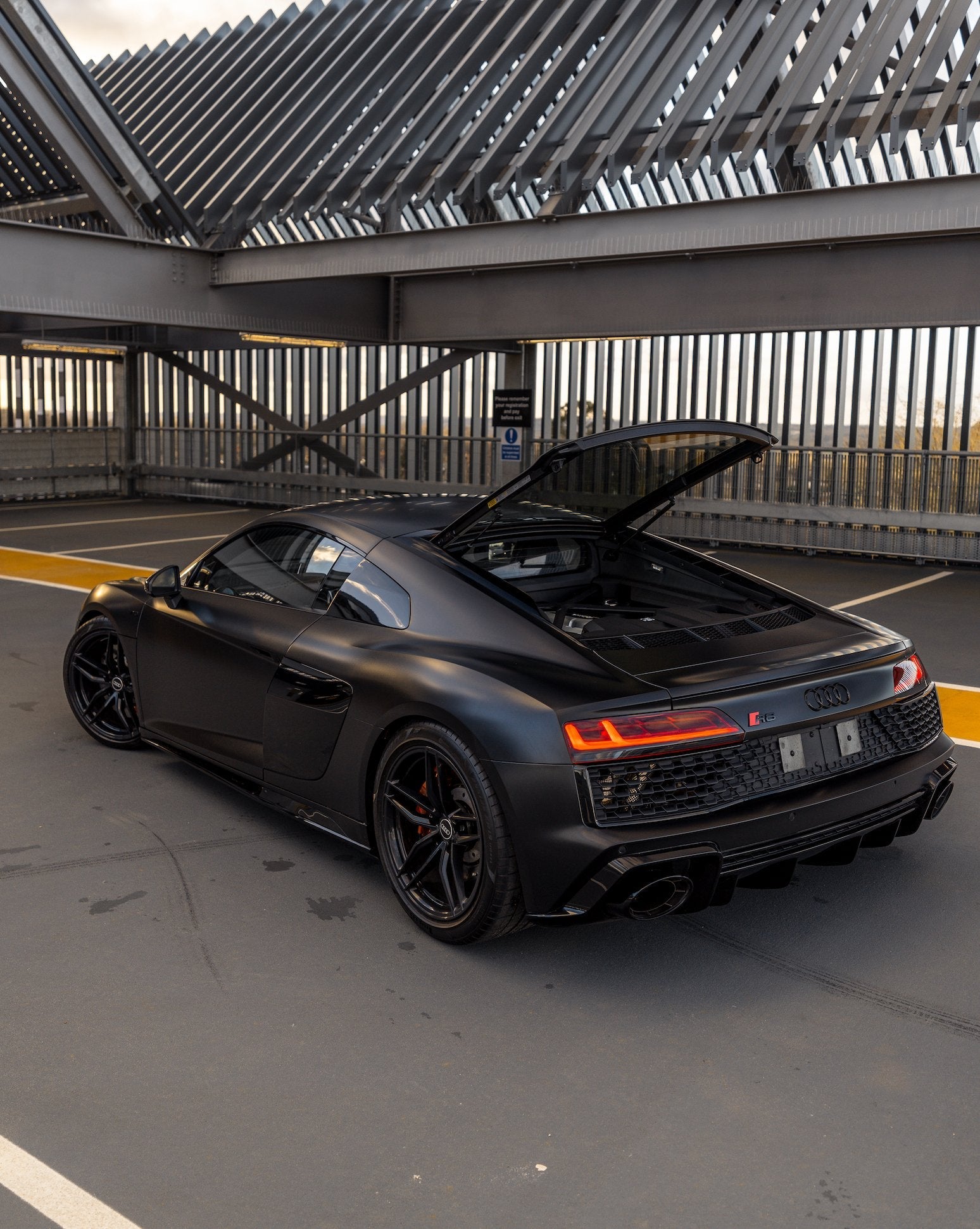 Audi R8 Gen 2 Blackout Badges Front & Rear Set by FORM (2015-2024) FORM Industries