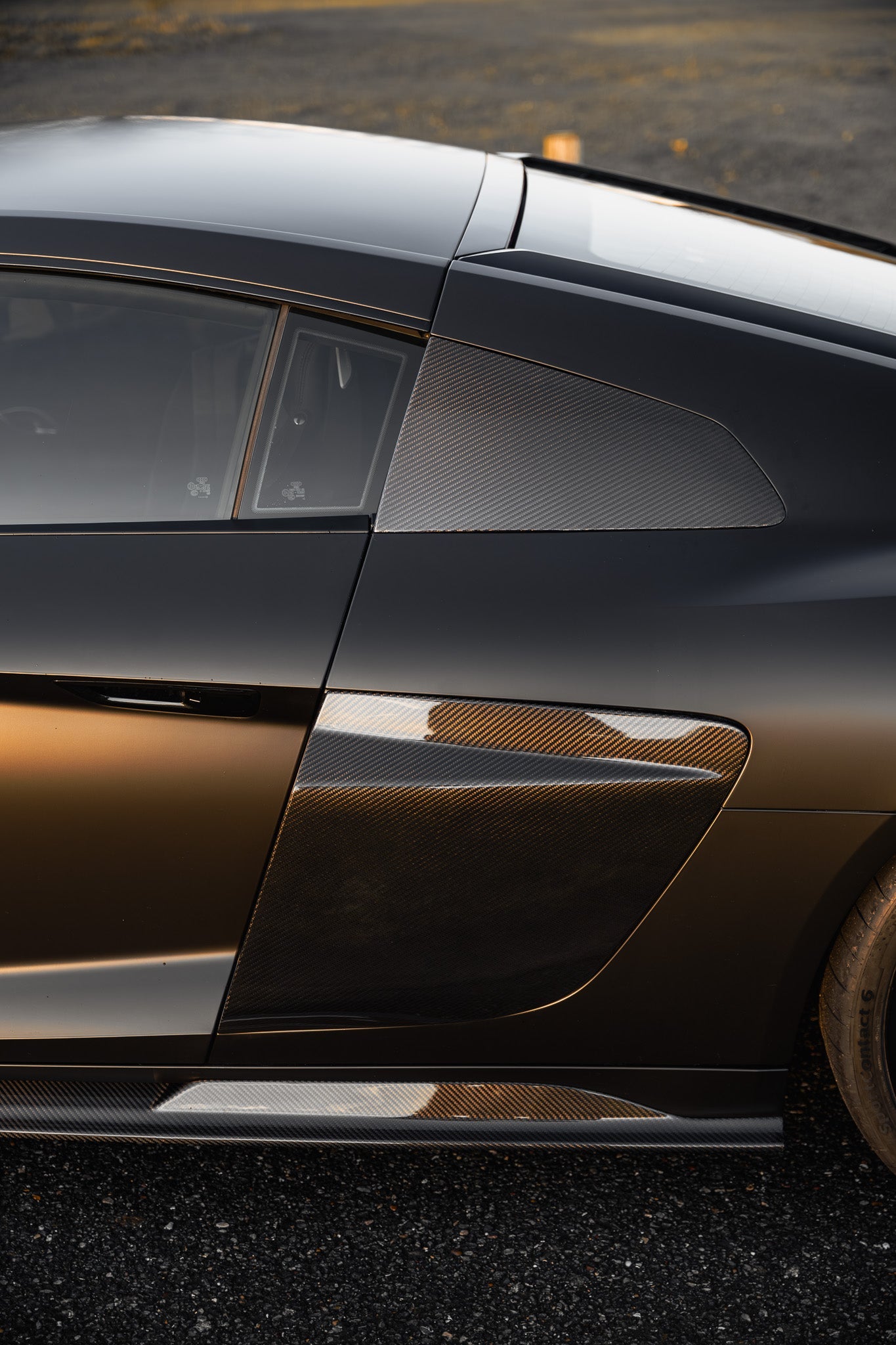 Audi R8 4S Facelift LCI Pre-Preg Carbon Fibre GT Side Garnishes by FORM (2021-2024) FORM Industries