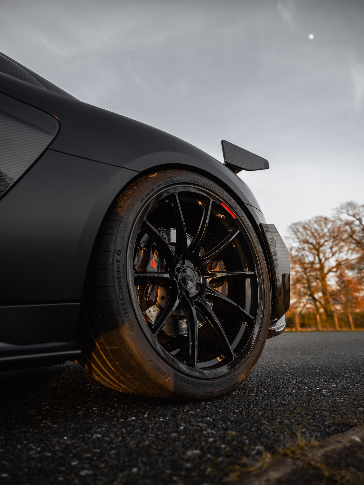 Audi R8 4S Facelift LCI Pre-Preg Carbon Fibre Rear Bumper Canards by FORM (2021-2024) FORM Industries