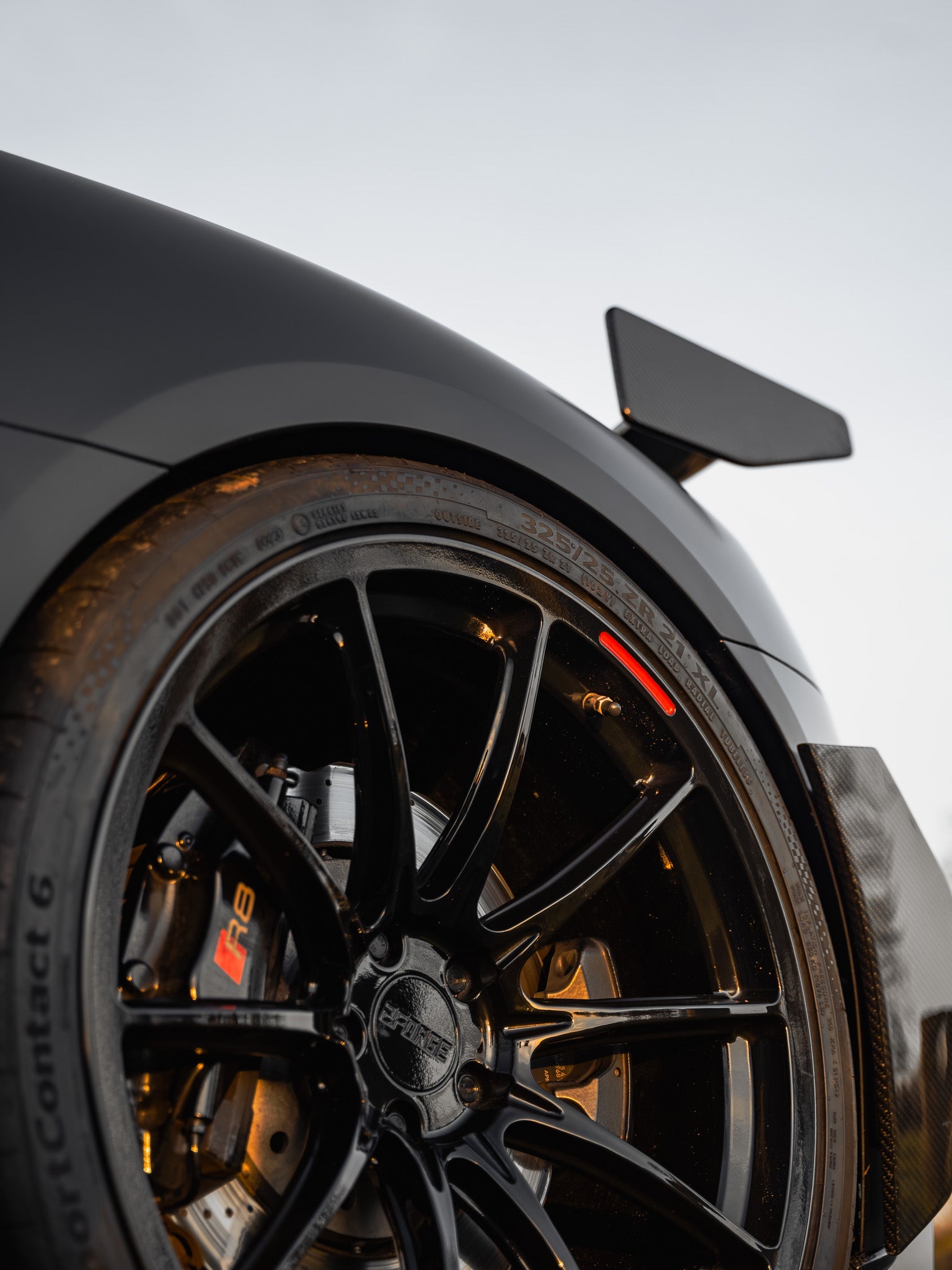 Audi R8 4S Facelift LCI Pre-Preg Carbon Fibre Rear Bumper Canards by FORM (2021-2024) FORM Industries