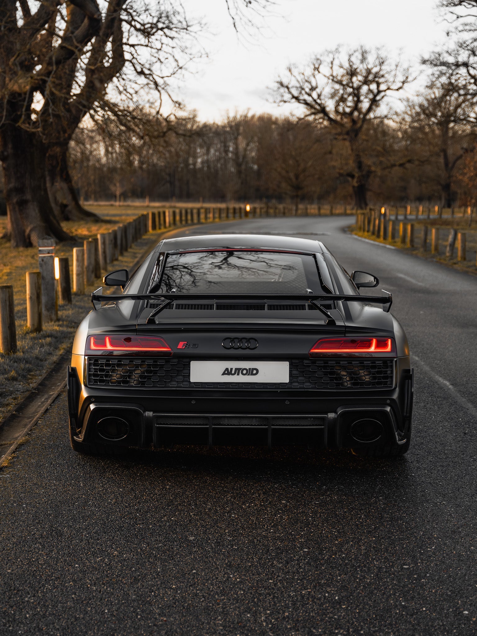 Audi R8 4S Pre-Preg Carbon Fibre Rear Wing by FORM