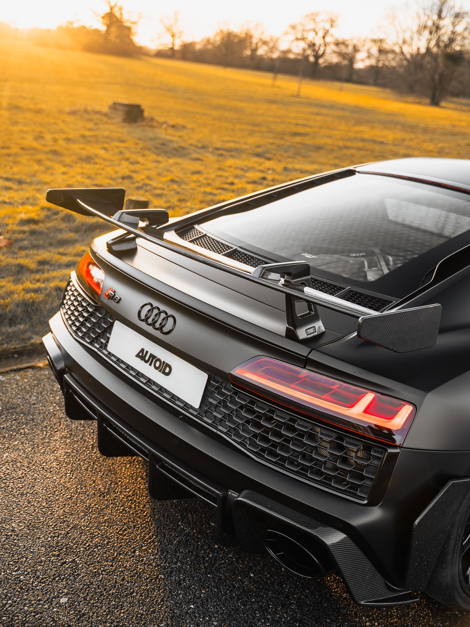 Audi R8 4S Pre-Preg Carbon Fibre Rear Wing by FORM