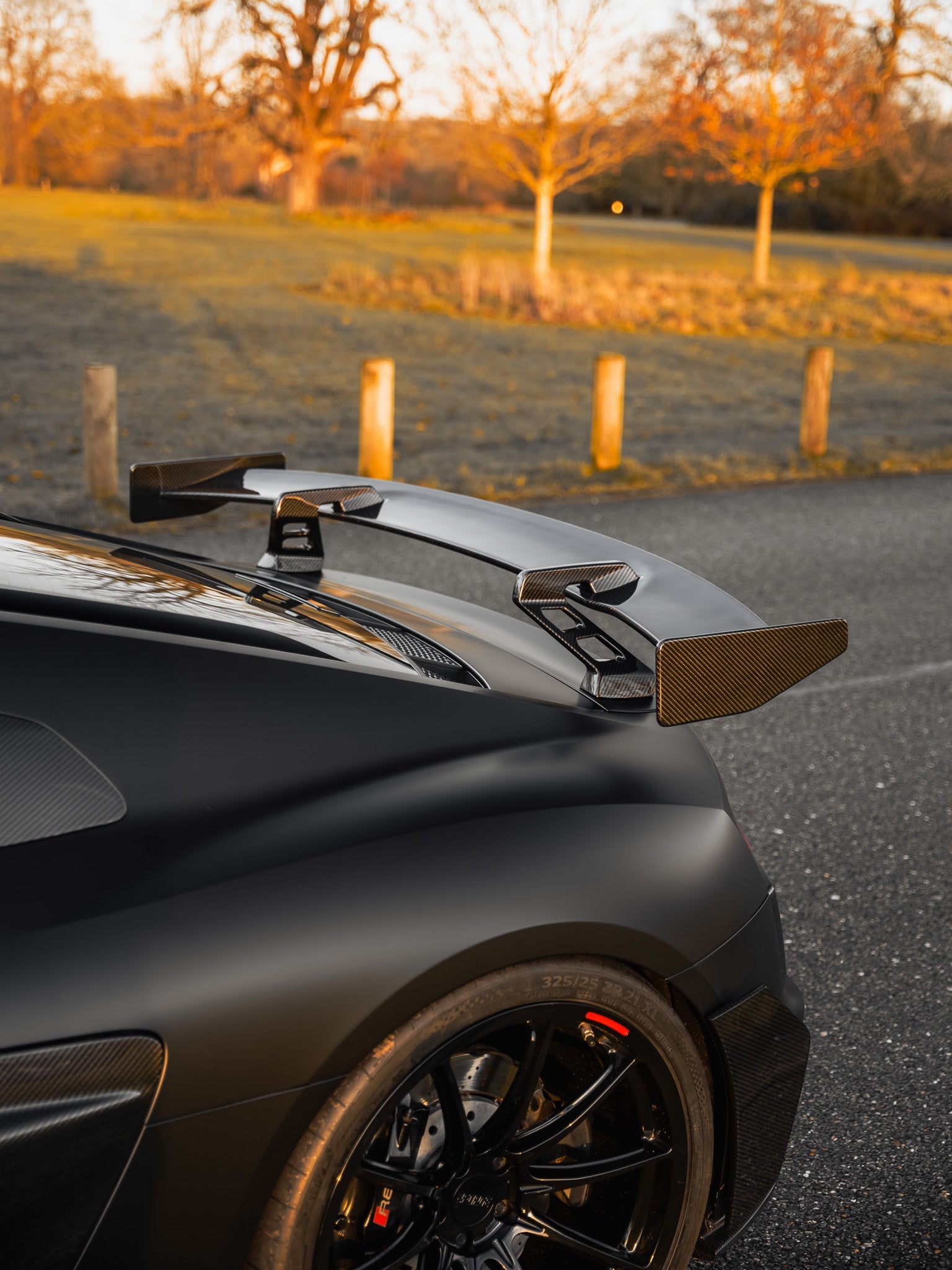 Audi R8 4S Pre-Preg Carbon Fibre Rear Wing by FORM