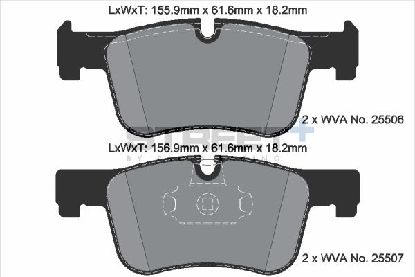 PAGID Racing STREET+ BMW 1 (F20) Brake Pads - T8119SP2001 Front