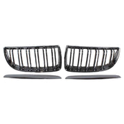 BMW E90 3 SERIES PRE-LCI DOUBLE SLAT BLACK GRILLES