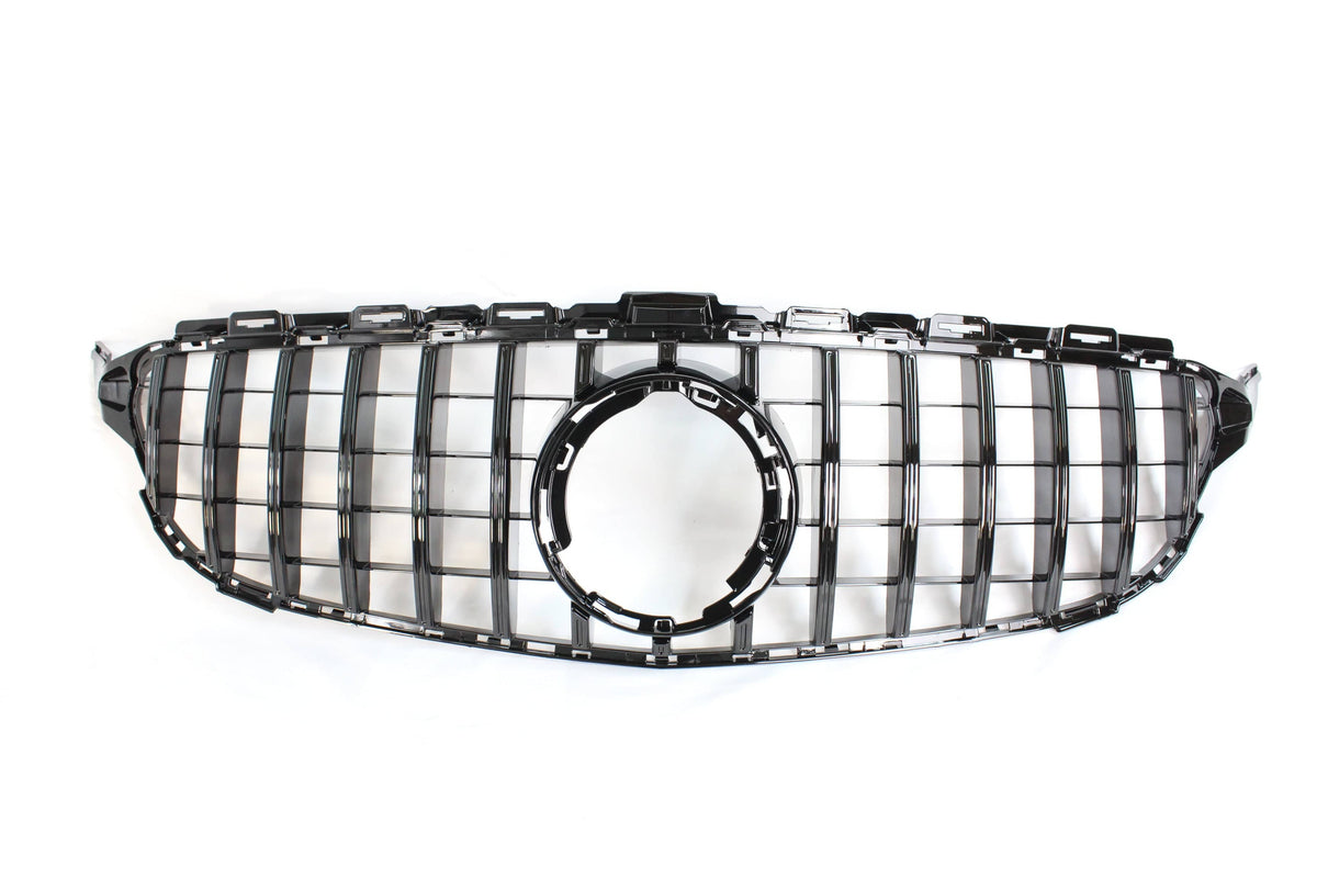 MERCEDES W205 C CLASS 2014-2018 BLACK GRILLE (WITHOUT CAMERA)